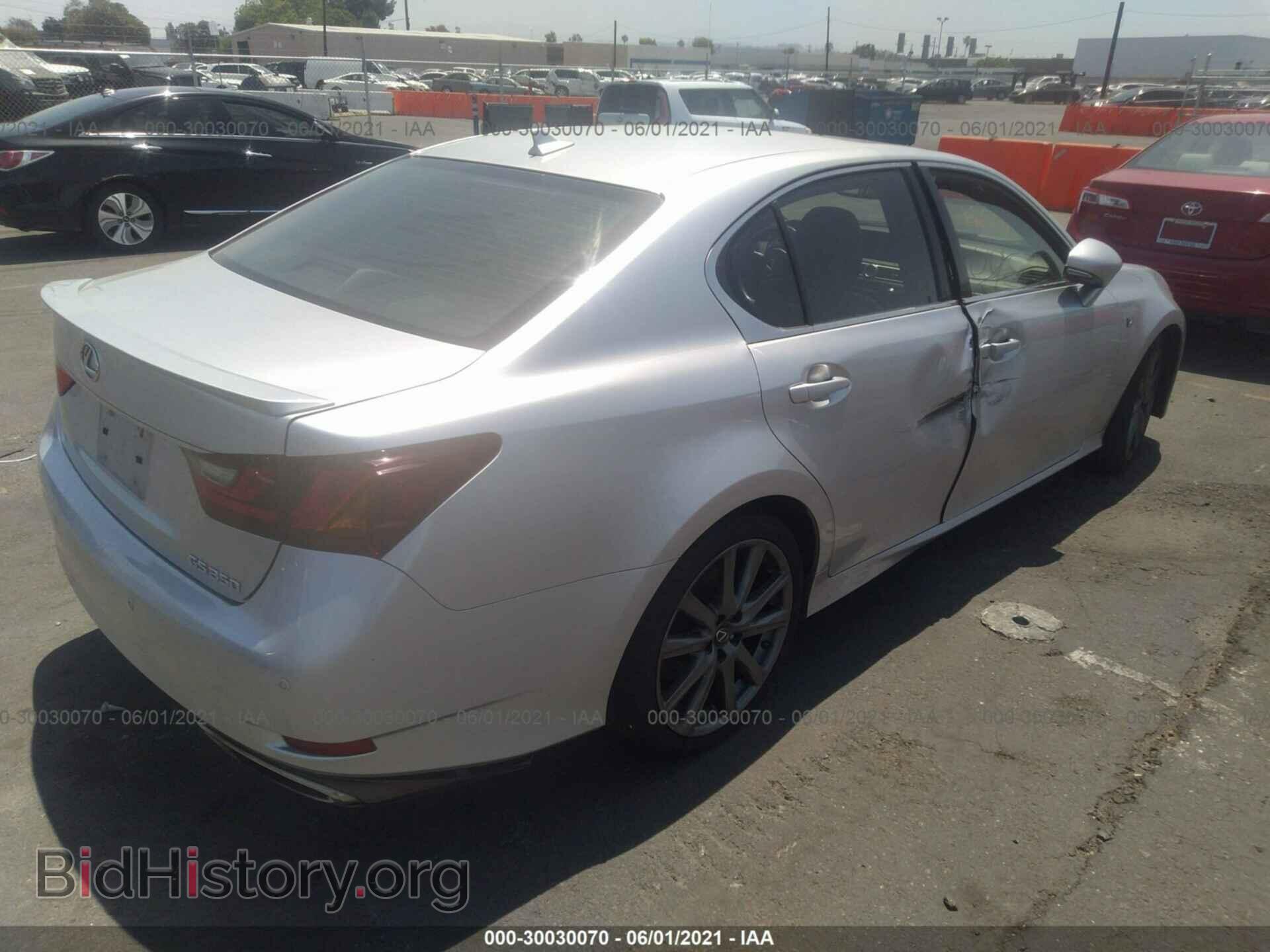 2013 LEXUS GS 350 - VIN: JTHBE1BL7D5027758 - Фото 4