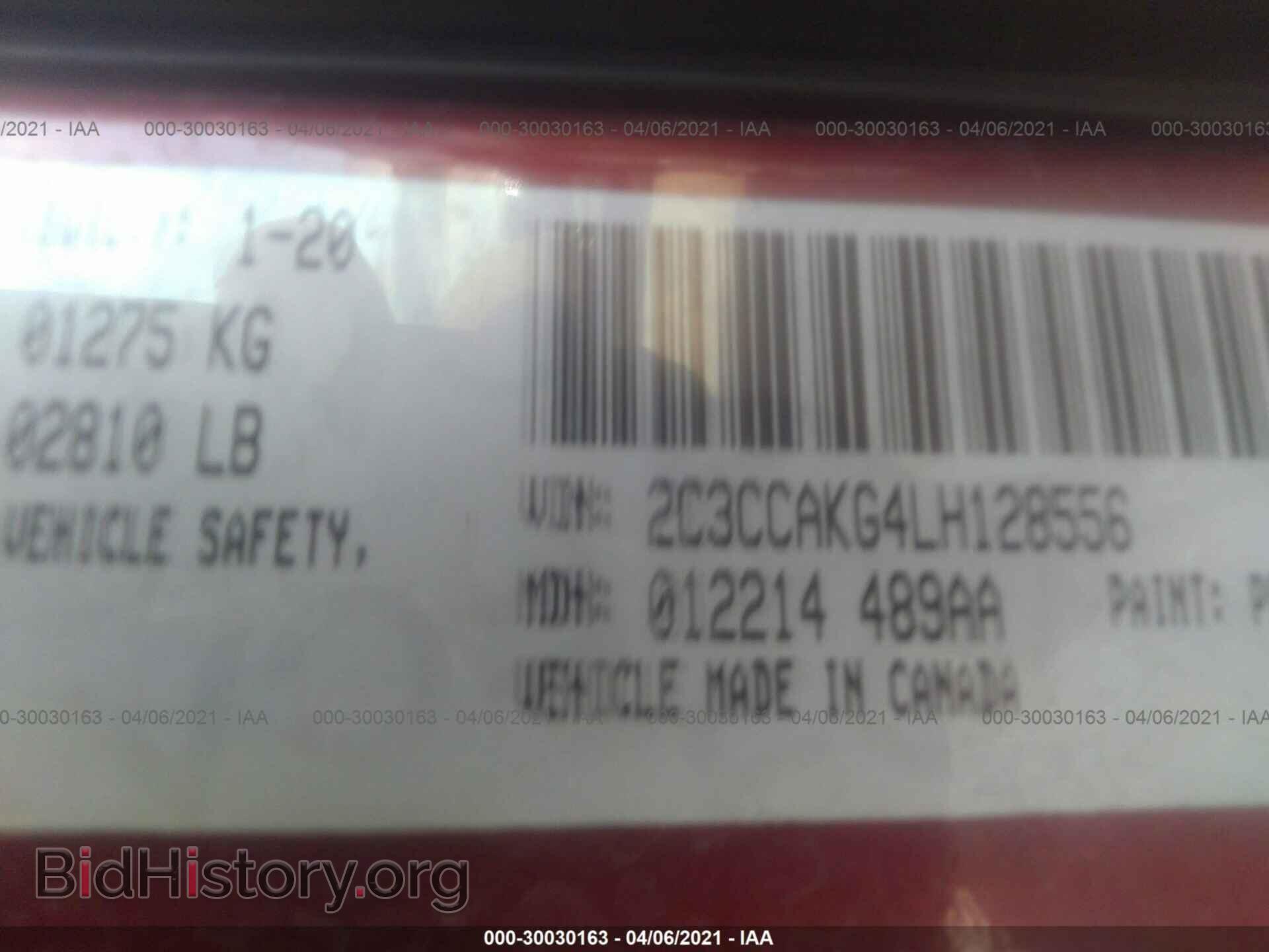 2020 CHRYSLER 300 - VIN: 2C3CCAKG4LH128556 - Фото 9