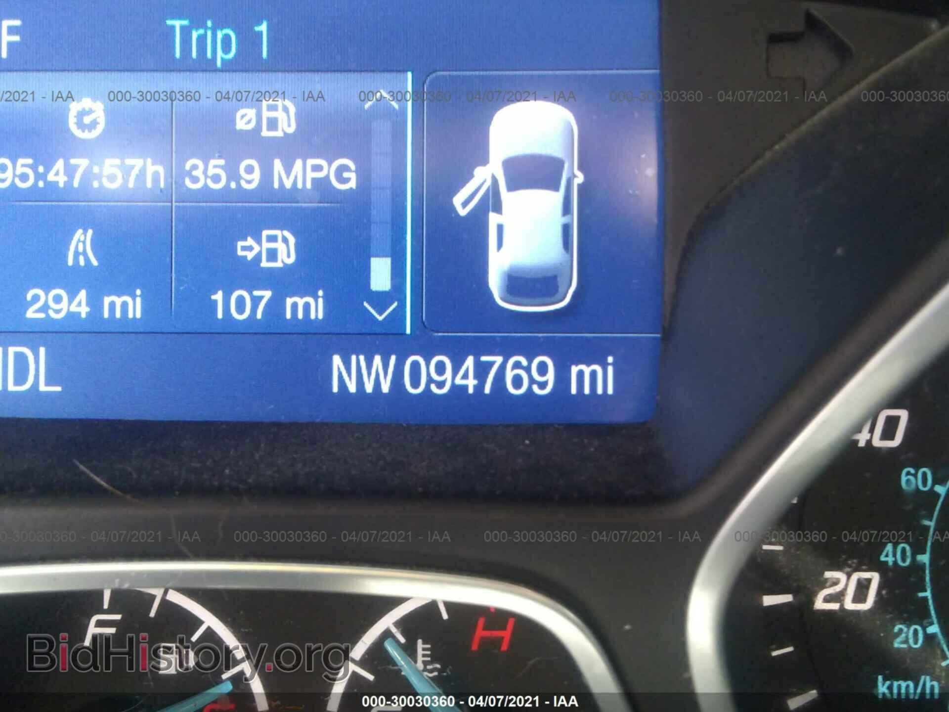 2014 FORD FOCUS - VIN: 1FADP3K2XEL317339 - Фото 7