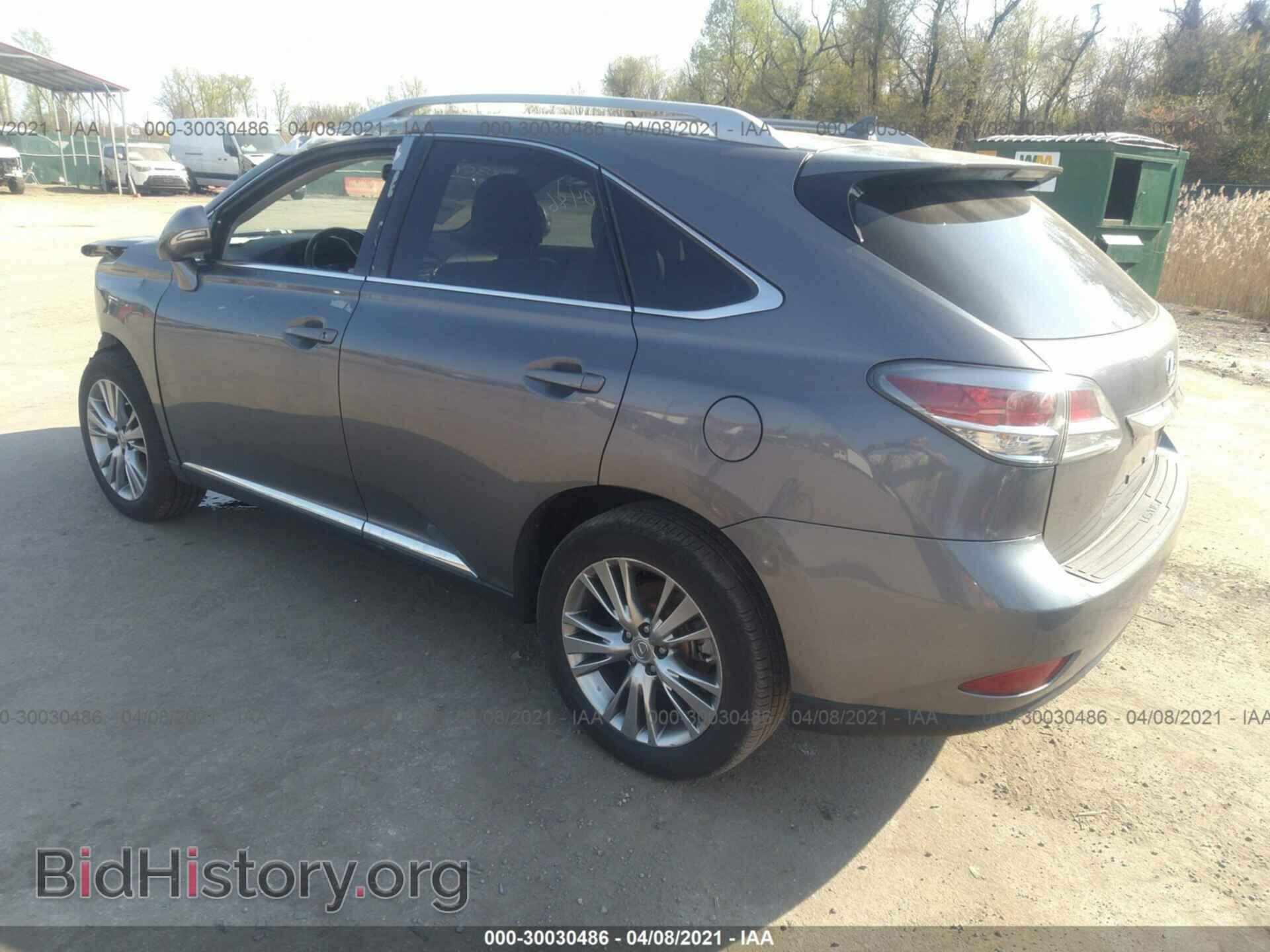 2013 LEXUS RX 350 - VIN: 2T2BK1BA1DC158319 - Фото 3
