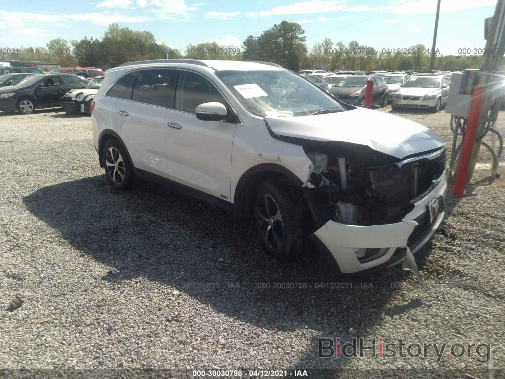 Photo 5XYPHDA17GG047990 - KIA SORENTO 2016