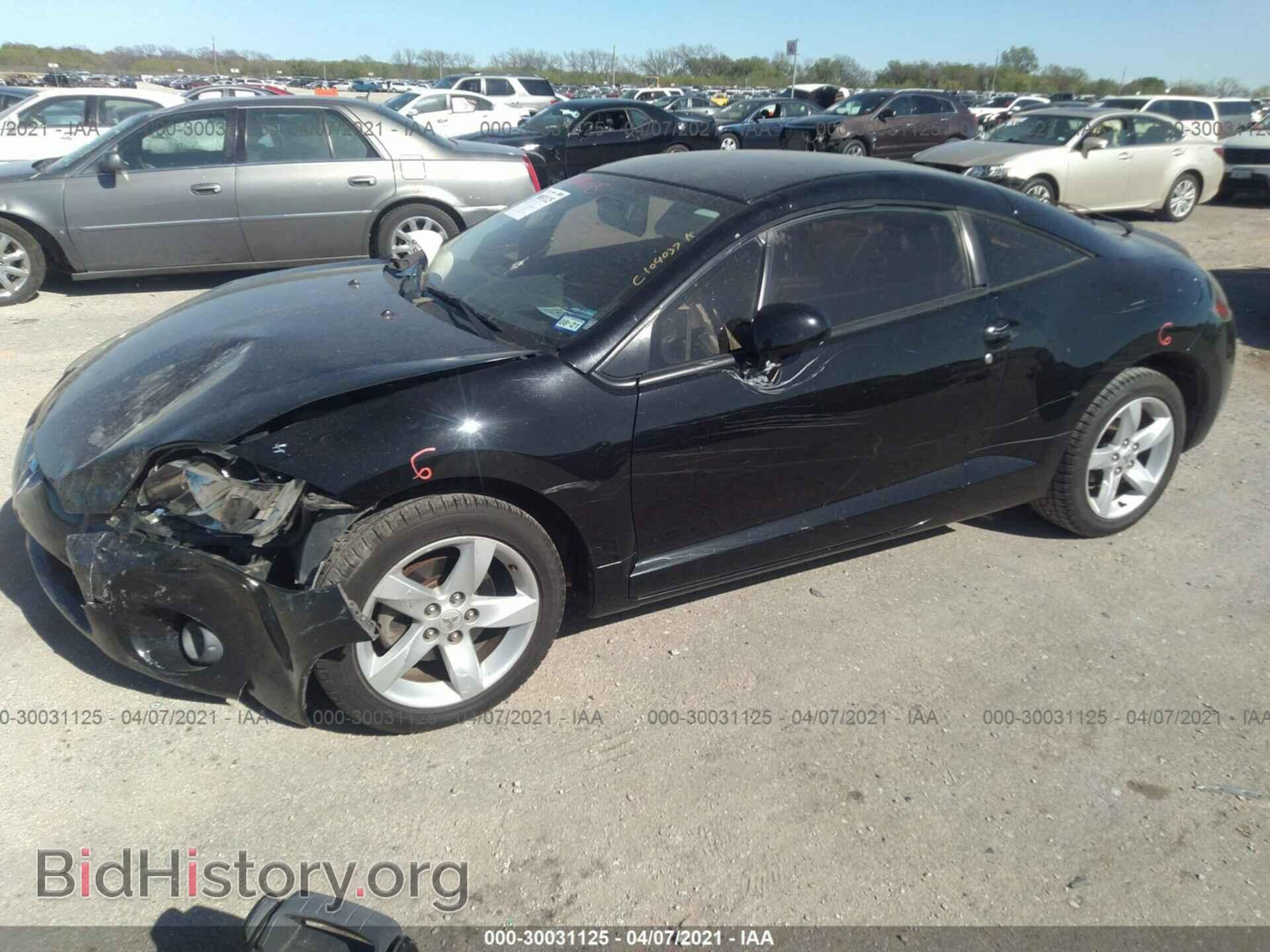 2007 MITSUBISHI ECLIPSE - VIN: 4A3AK24F57E050458 - Фото 2