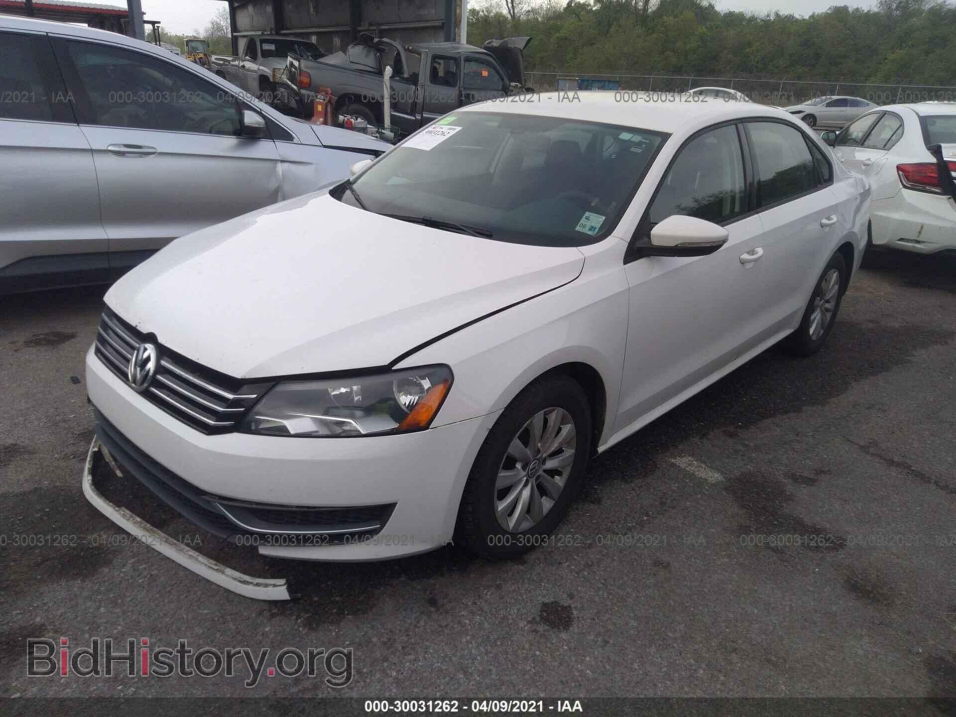 2012 VOLKSWAGEN PASSAT - VIN: 1VWAH7A34CC097332 - Фото 2