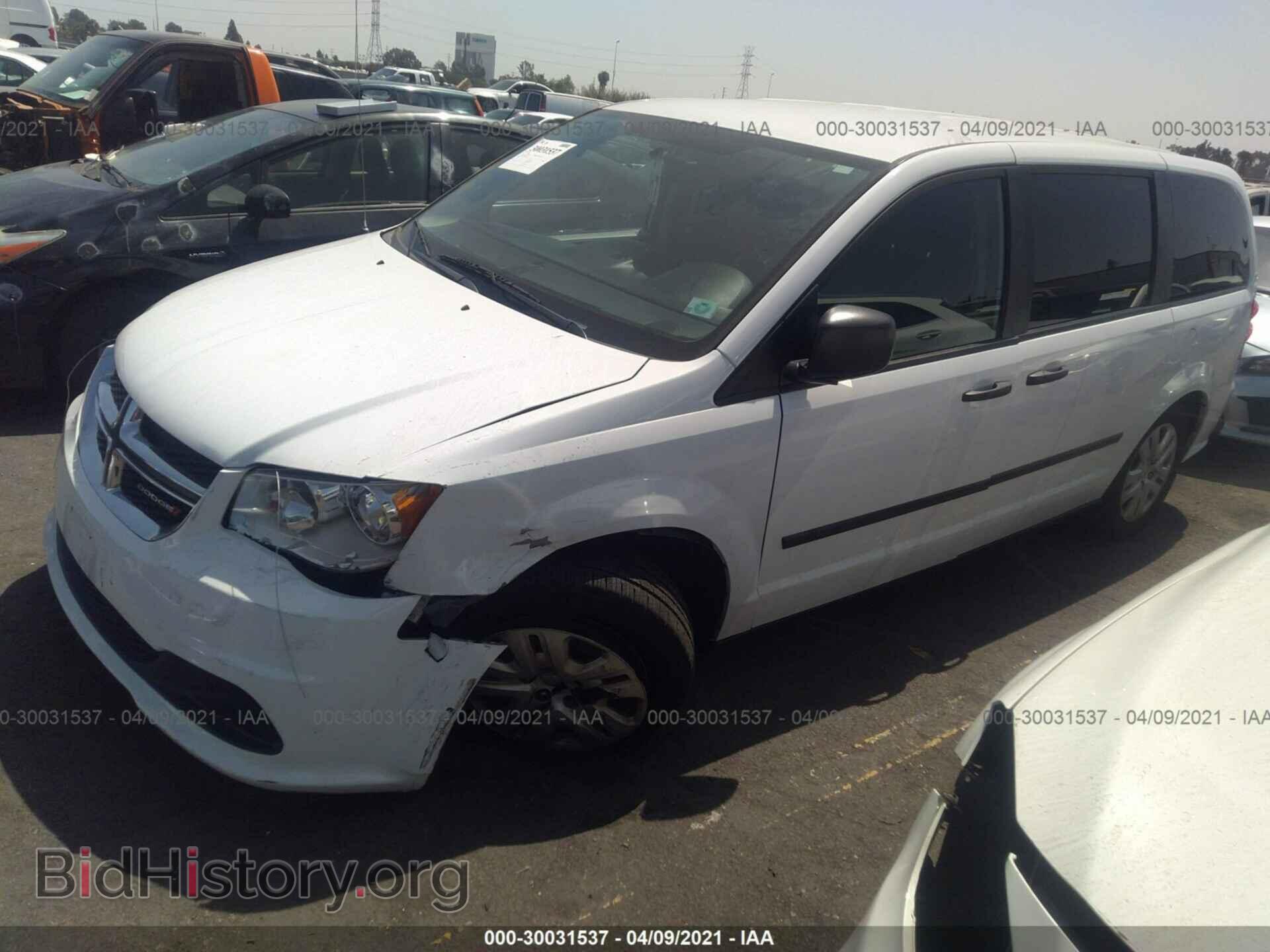 2016 DODGE GRAND CARAVAN - VIN: 2C4RDGBG9GR335997 - Фото 2