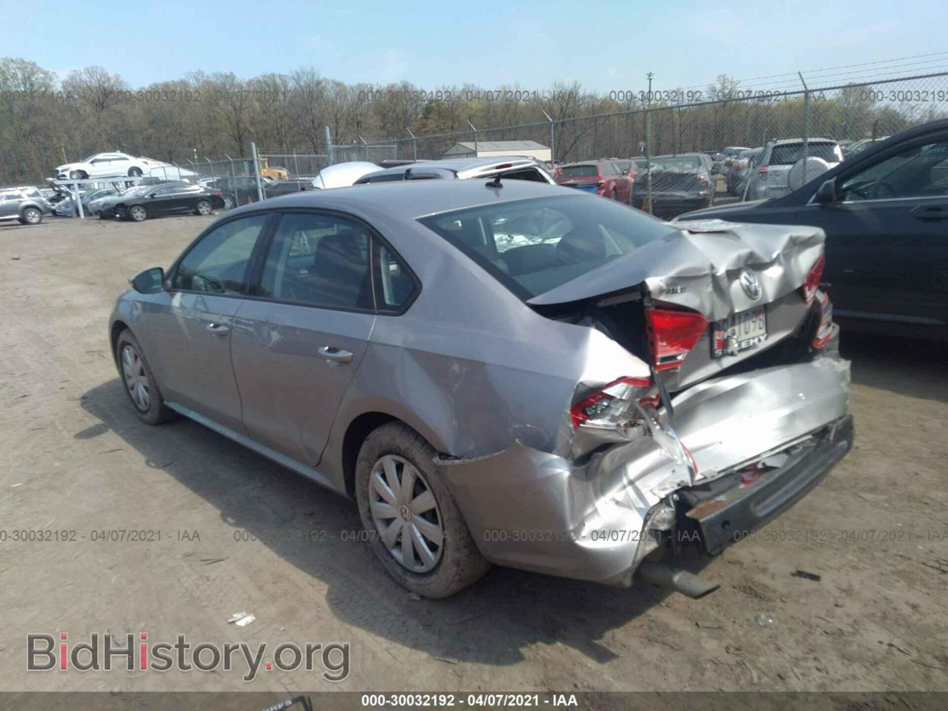 2012 VOLKSWAGEN PASSAT - VIN: 1VWAP7A3XCC089254 - Фото 3