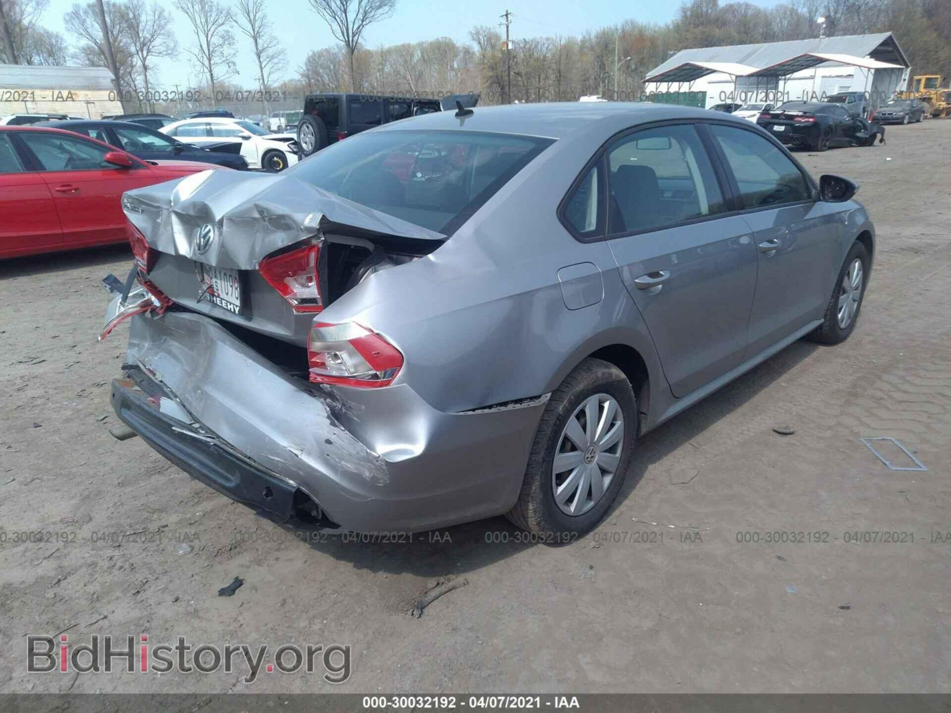 2012 VOLKSWAGEN PASSAT - VIN: 1VWAP7A3XCC089254 - Фото 4