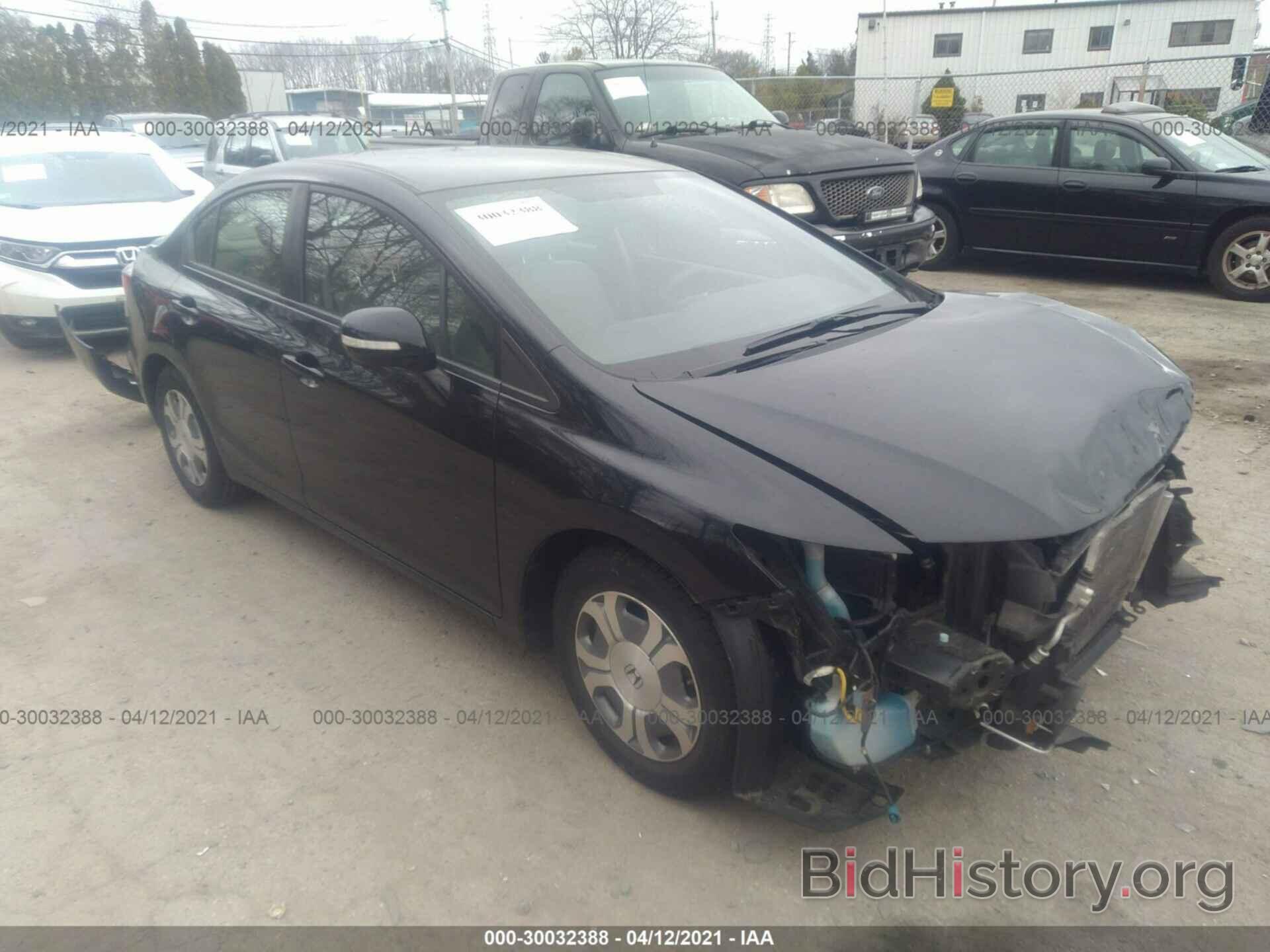 Photo JHMFB4F24CS009120 - HONDA CIVIC HYBRID 2012