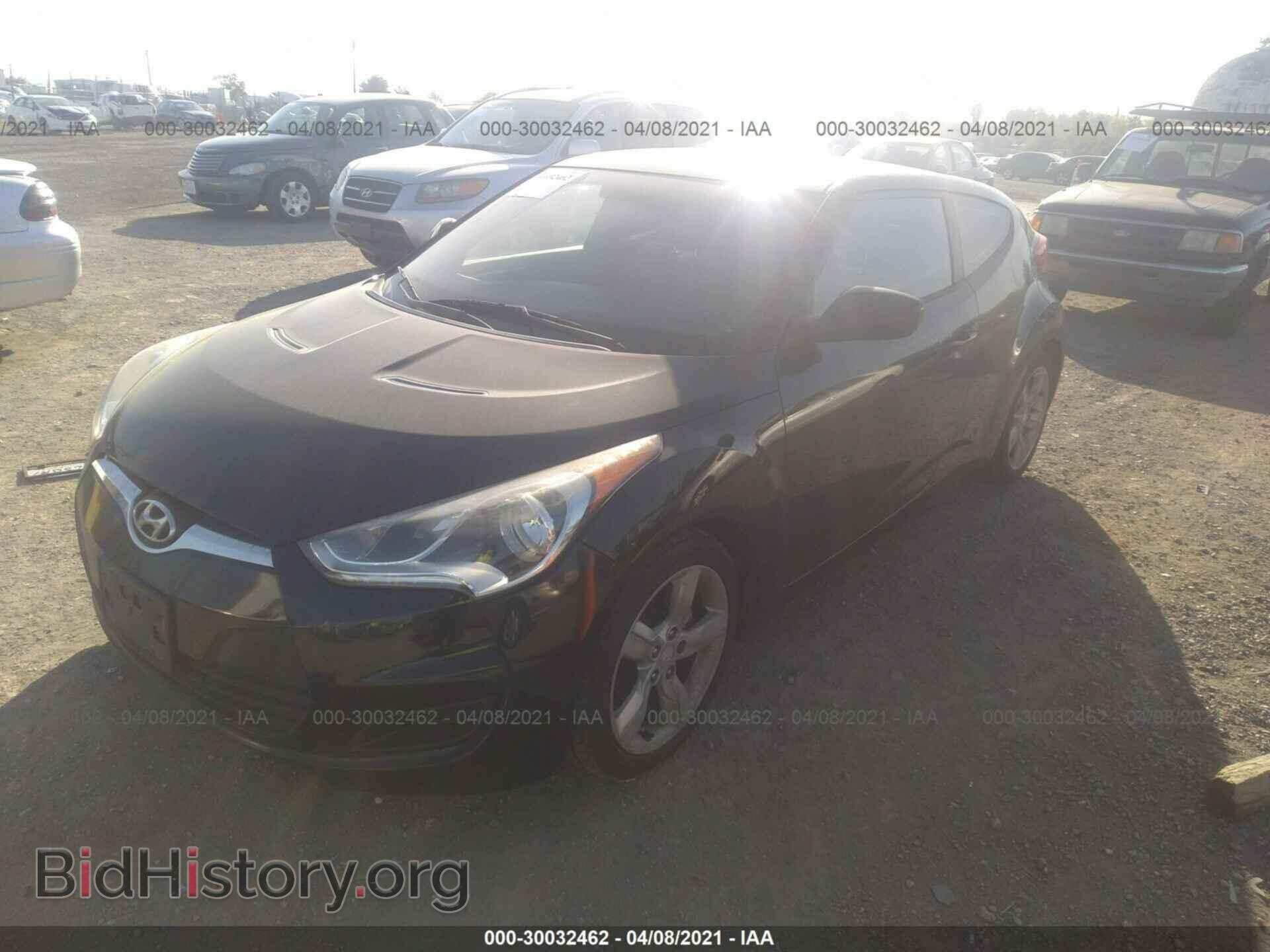 2012 HYUNDAI VELOSTER - VIN: KMHTC6AD0CU079655 - Фото 2