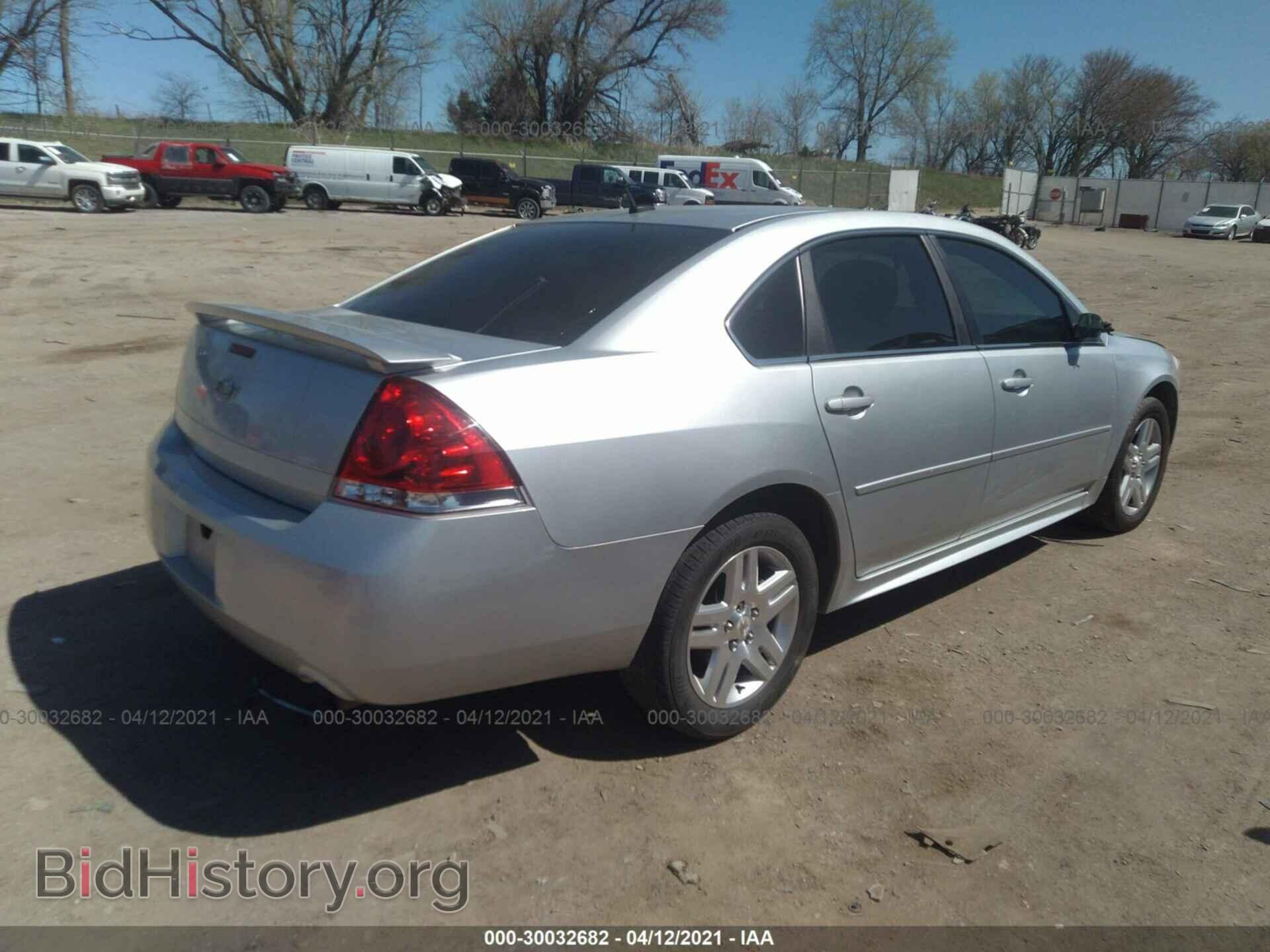 2012 CHEVROLET IMPALA - VIN: 2G1WB5E36C1122223 - Фото 4