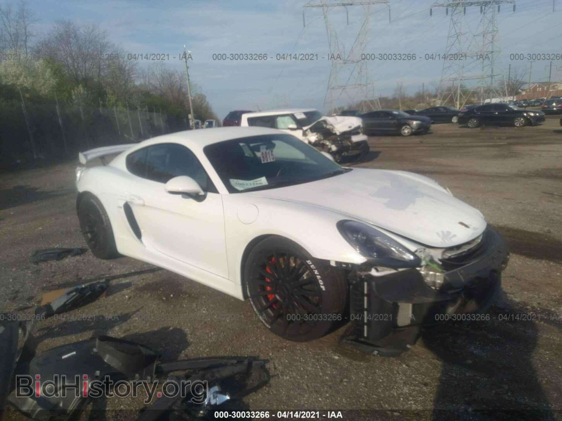 Photo WP0AC2A8XGK192246 - PORSCHE CAYMAN 2016