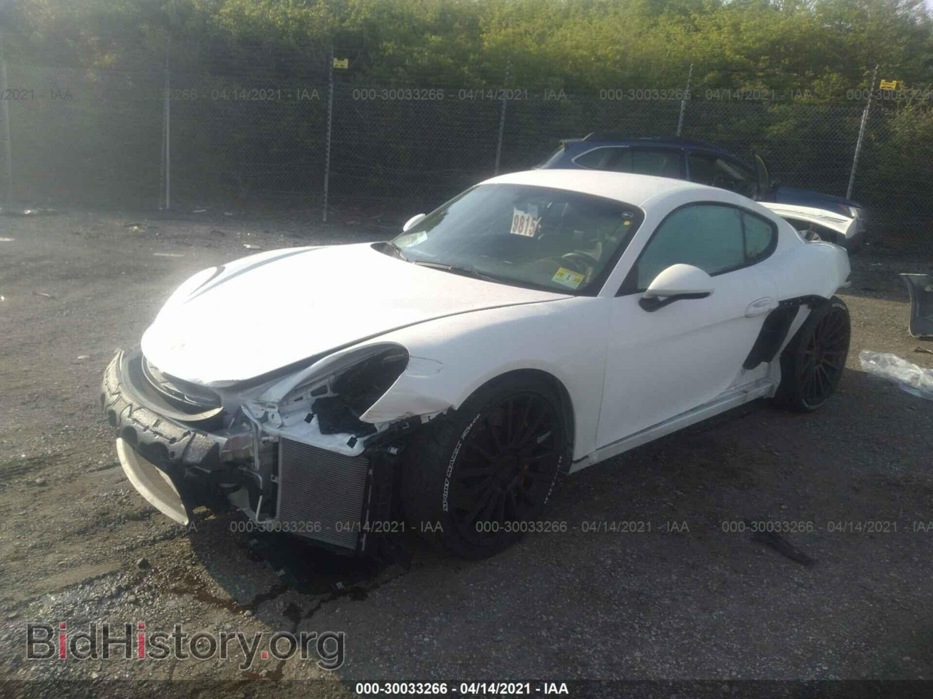 2016 PORSCHE CAYMAN - VIN: WP0AC2A8XGK192246 - Фото 2