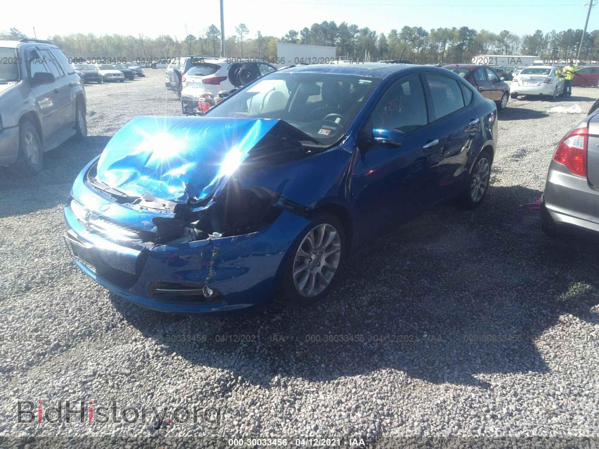2013 DODGE DART - VIN: 1C3CDFCH4DD337022 - Фото 2