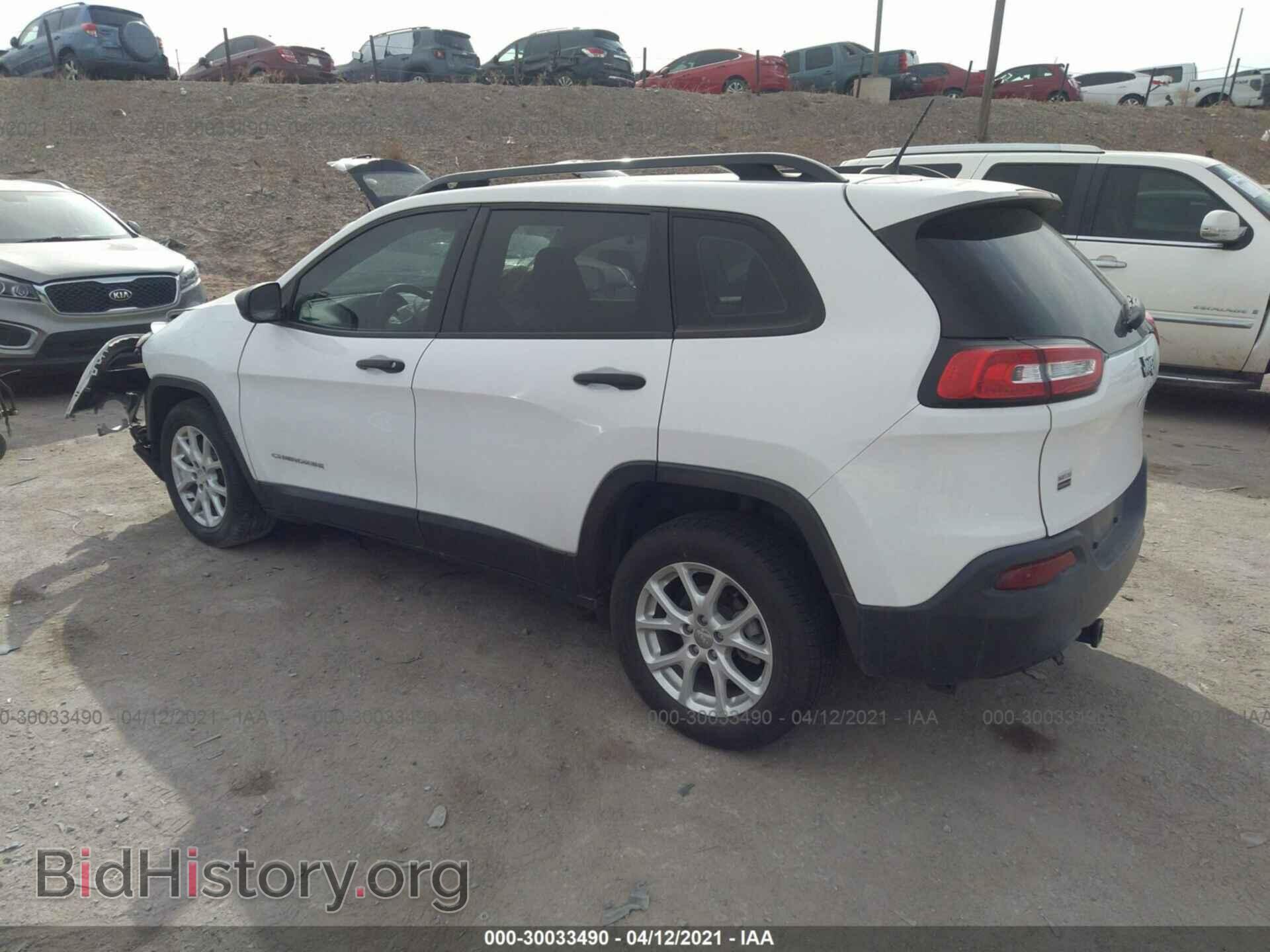 2015 JEEP CHEROKEE - VIN: 1C4PJLAB3FW761205 - Фото 3