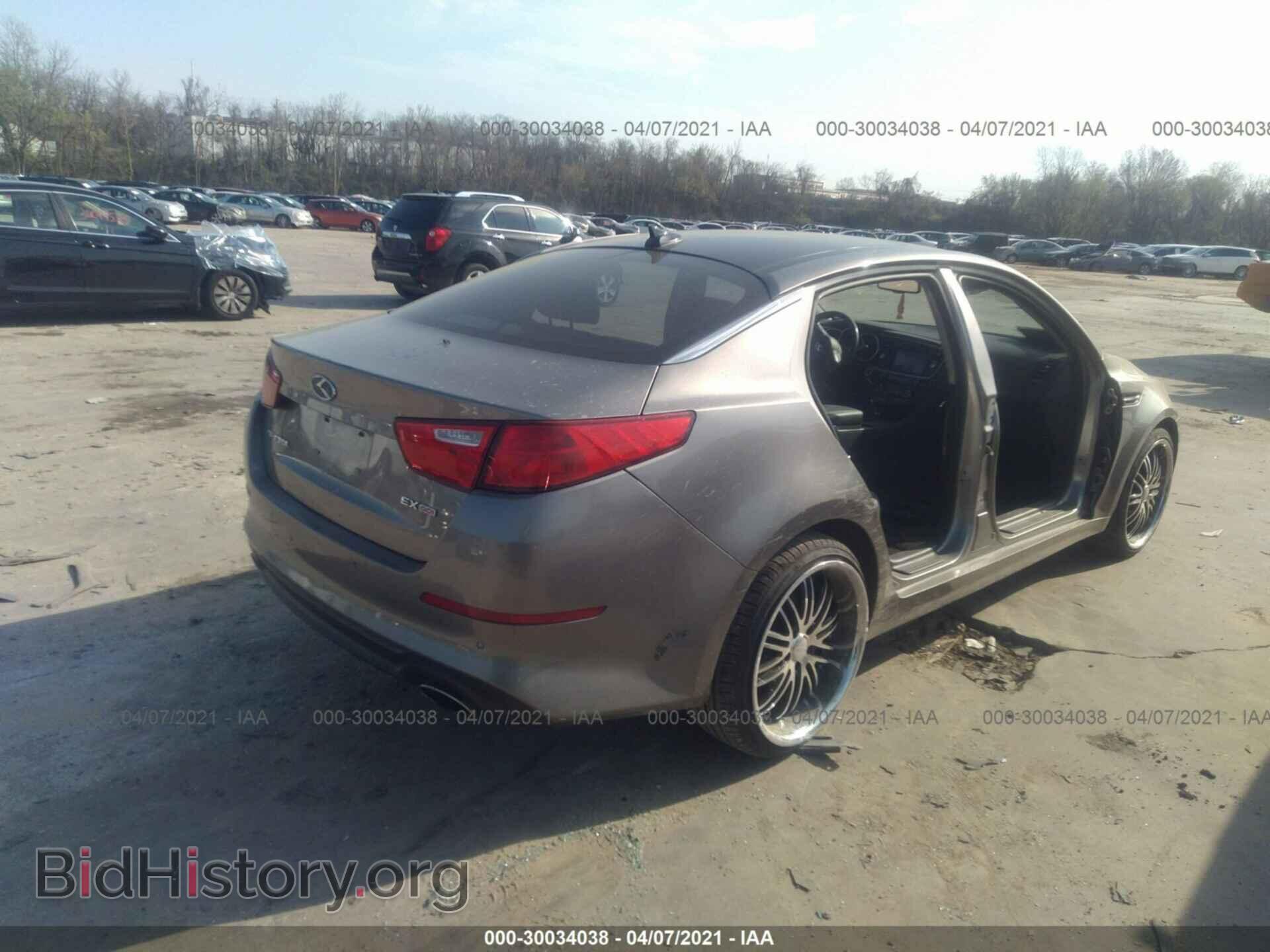 2015 KIA OPTIMA - VIN: 5XXGN4A70FG502761 - Фото 4