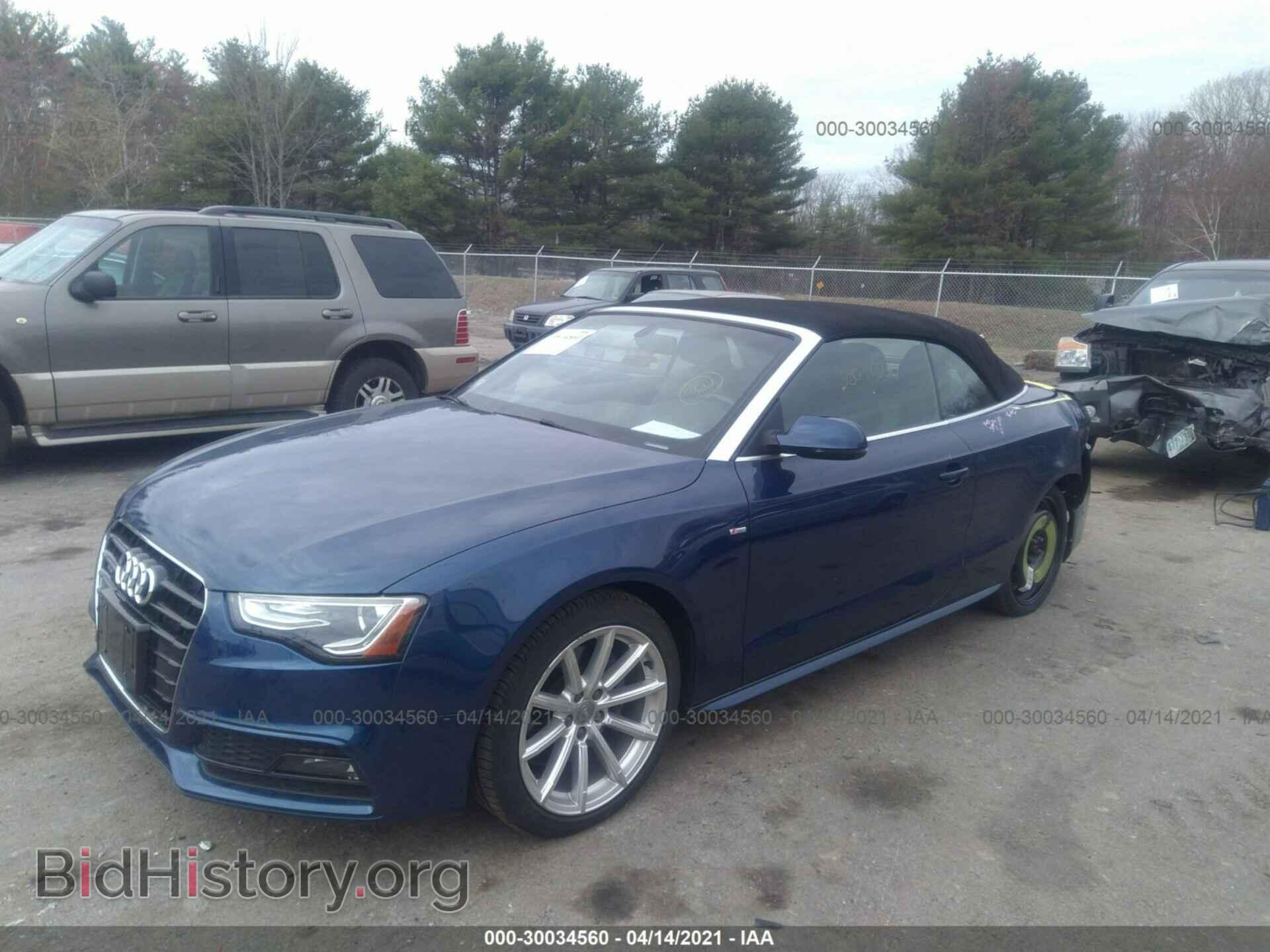 2016 AUDI A5 - VIN: WAUD2AFH2GN009274 - Фото 2