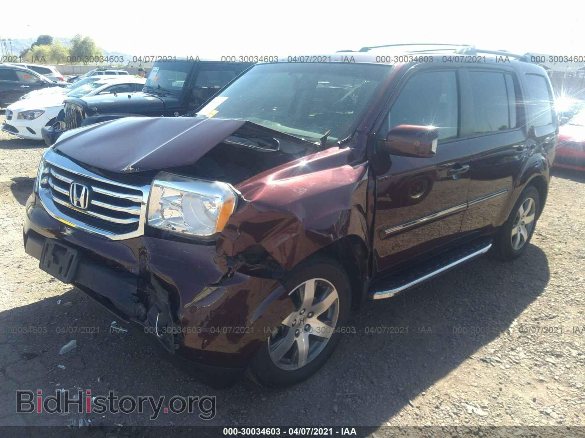 2013 HONDA PILOT - VIN: 5FNYF4H95DB035247 - Фото 2