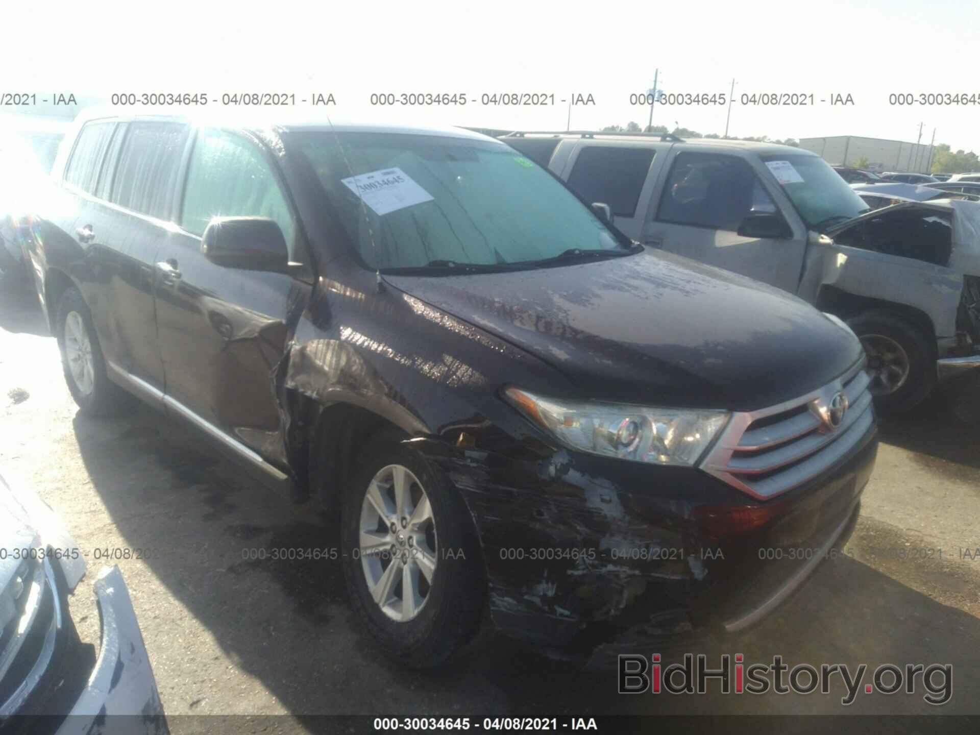 Photo 5TDZA3EH2BS012445 - TOYOTA HIGHLANDER 2011