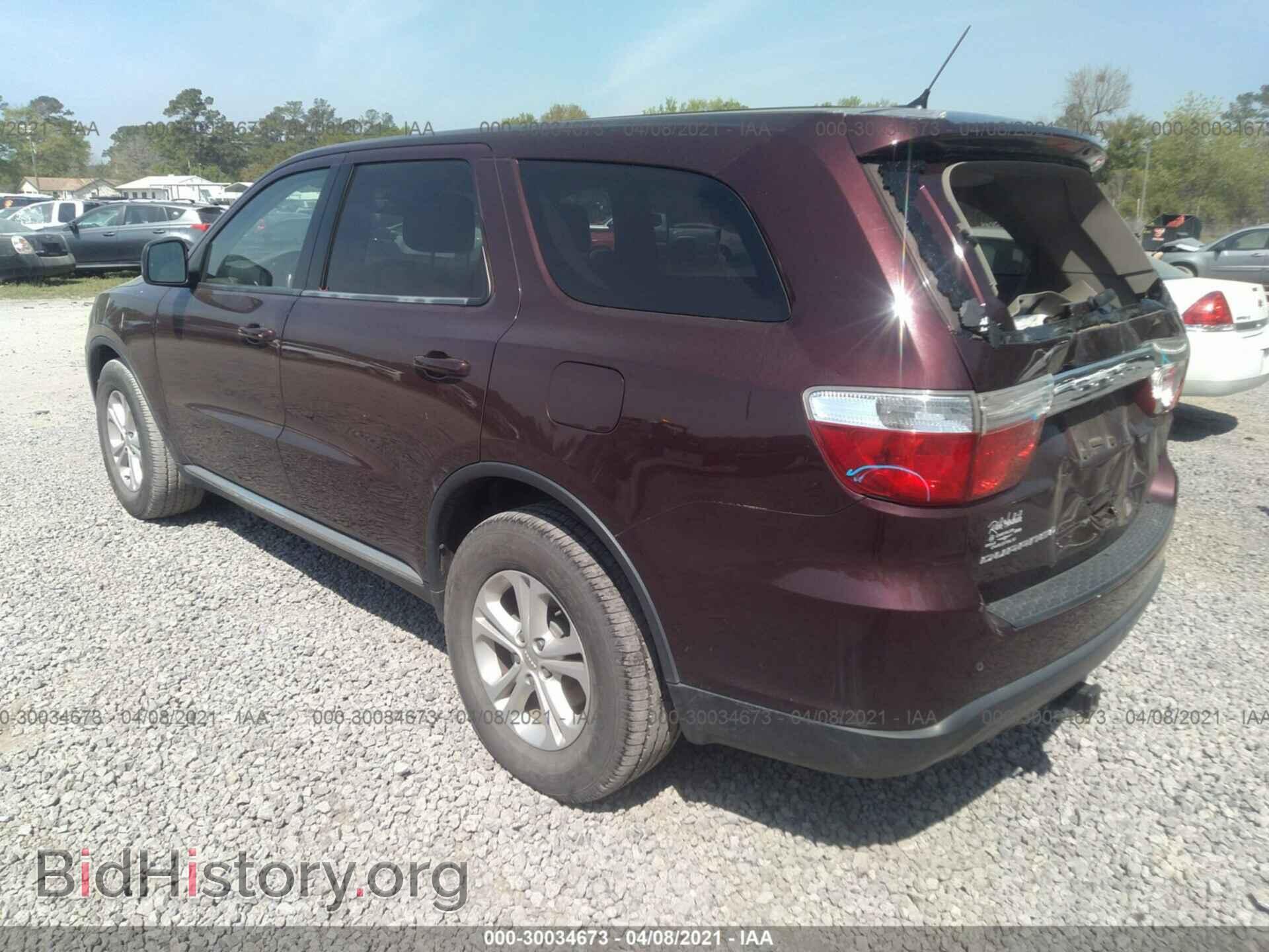 2012 DODGE DURANGO - VIN: 1C4RDHAG6CC206531 - Фото 3