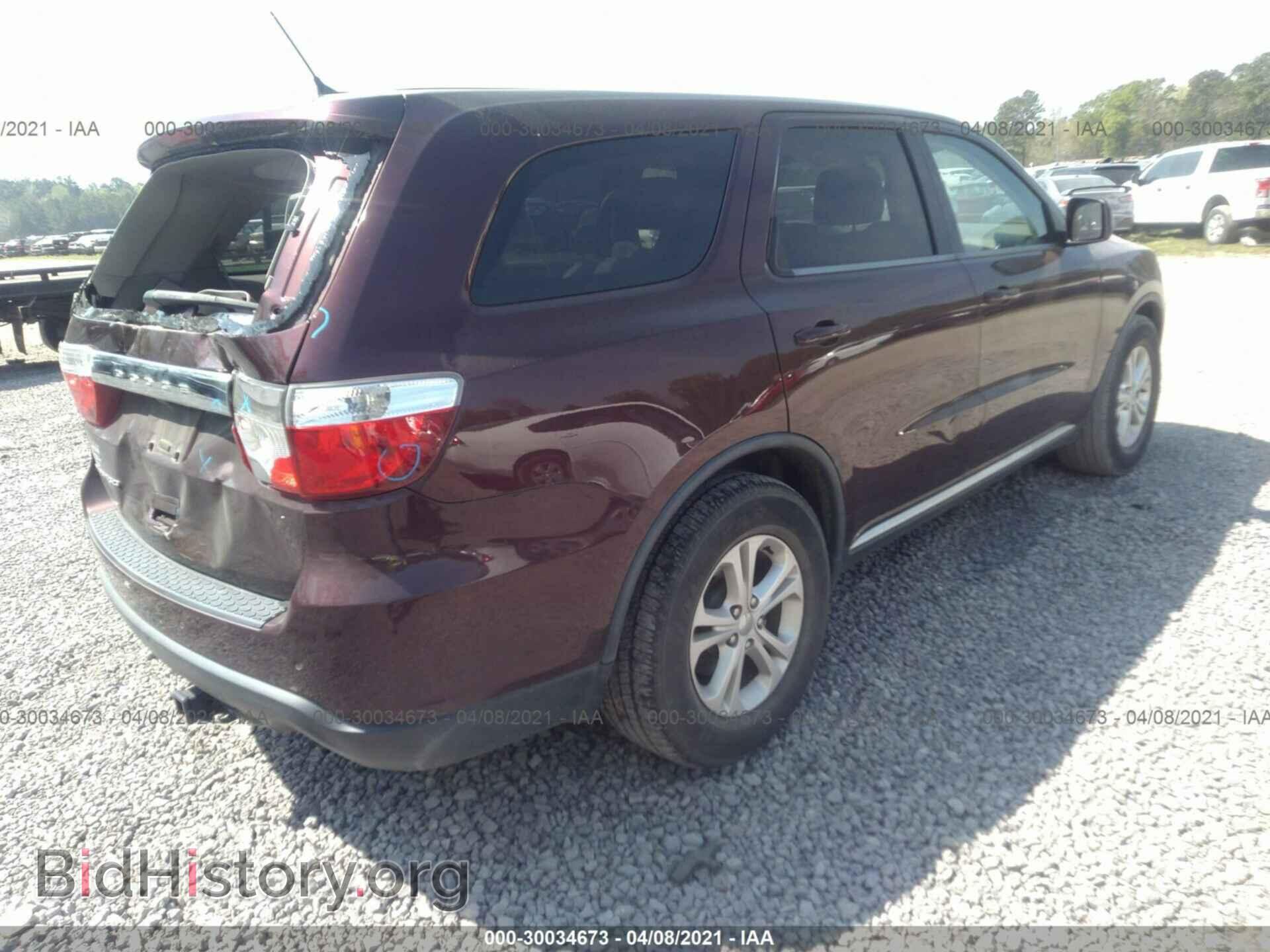 2012 DODGE DURANGO - VIN: 1C4RDHAG6CC206531 - Фото 4