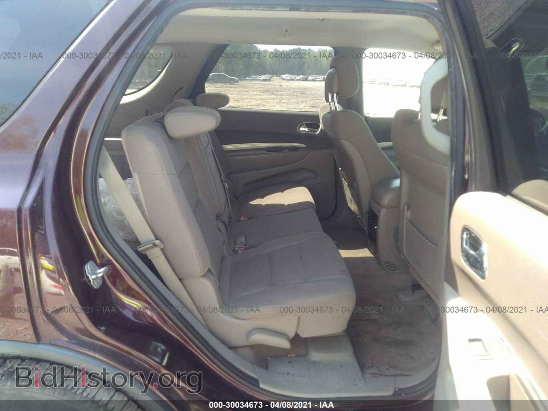 2012 DODGE DURANGO - VIN: 1C4RDHAG6CC206531 - Фото 8