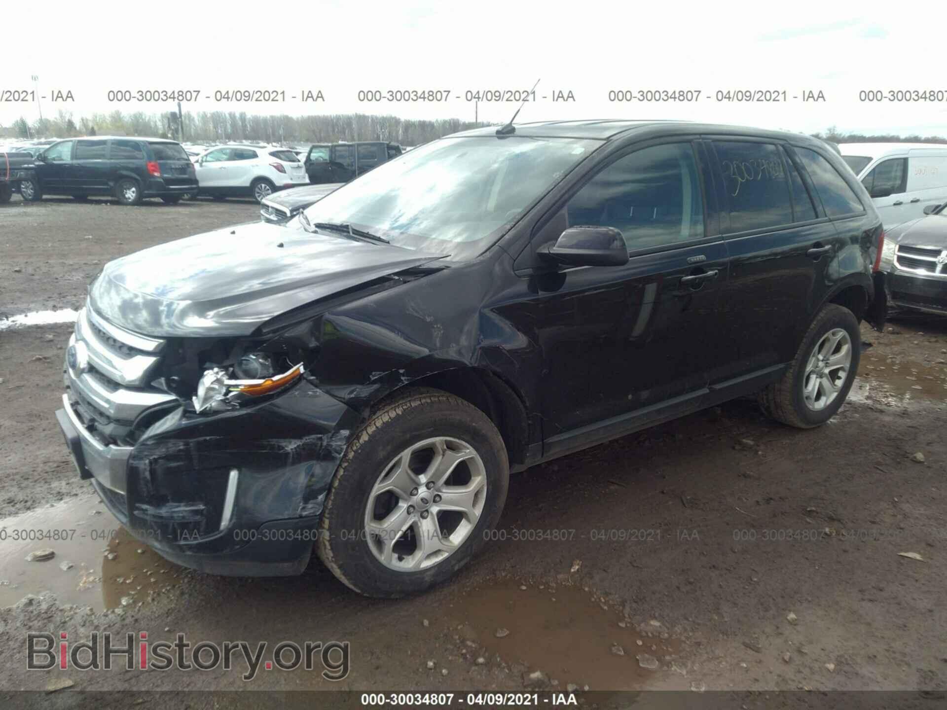 2014 FORD EDGE - VIN: 2FMDK4JC9EBB21932 - Фото 2
