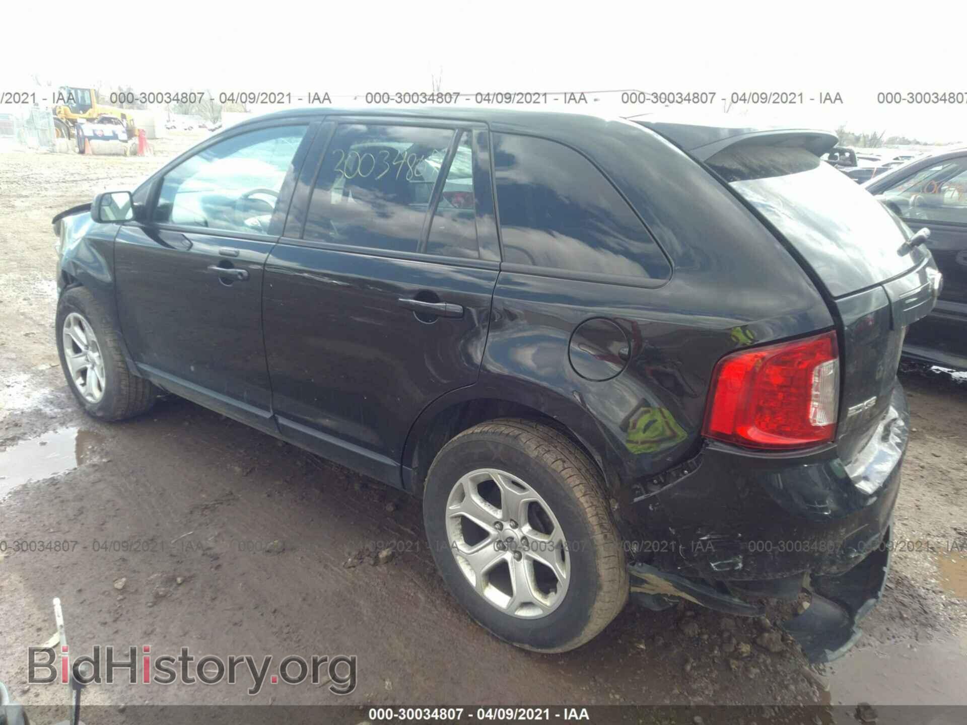 2014 FORD EDGE - VIN: 2FMDK4JC9EBB21932 - Фото 3