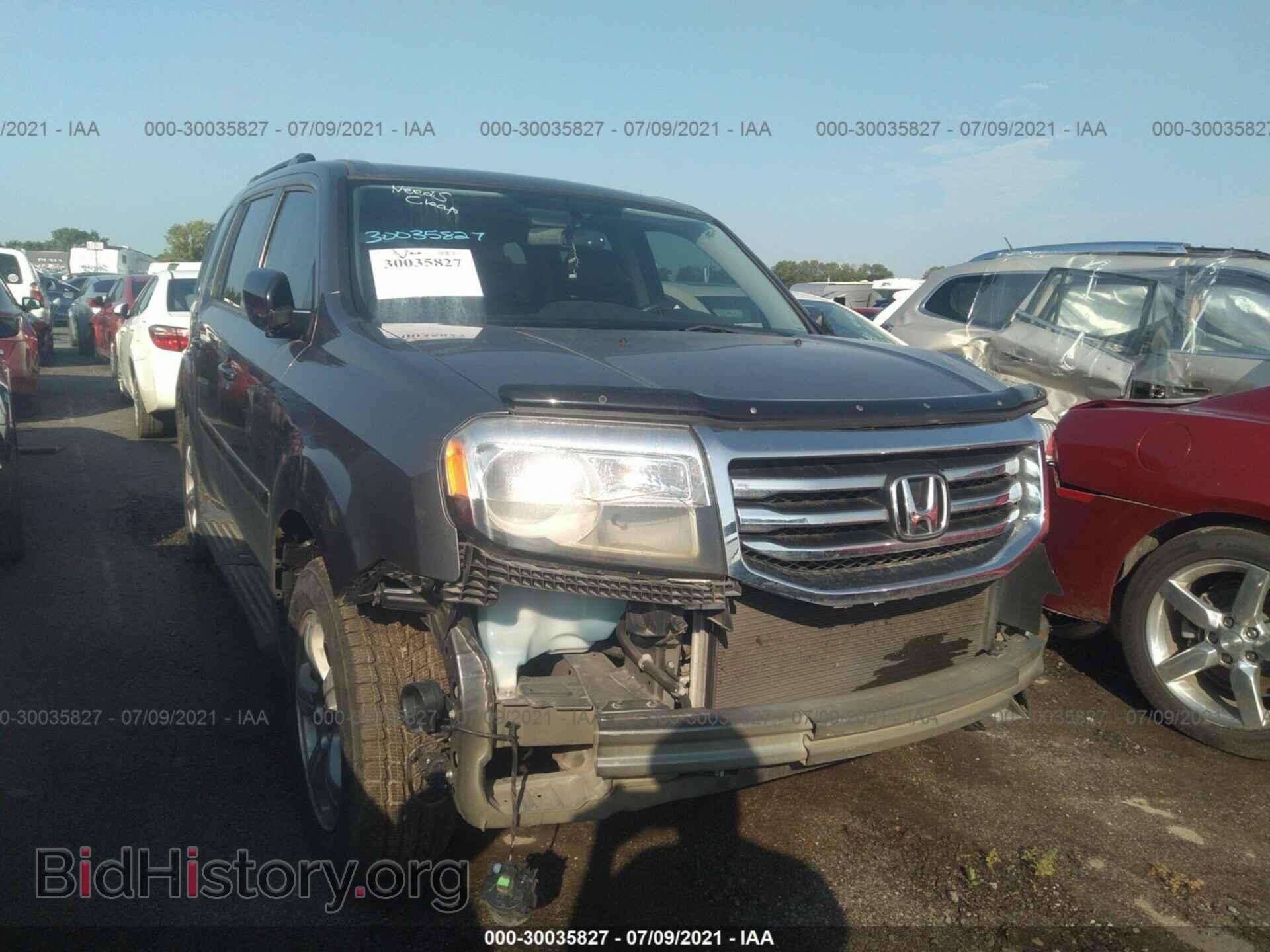 Photo 5FNYF3H55DB004488 - HONDA PILOT 2013