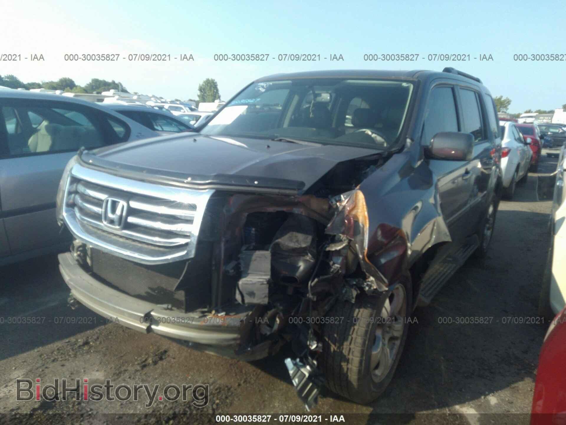 2013 HONDA PILOT - VIN: 5FNYF3H55DB004488 - Фото 2