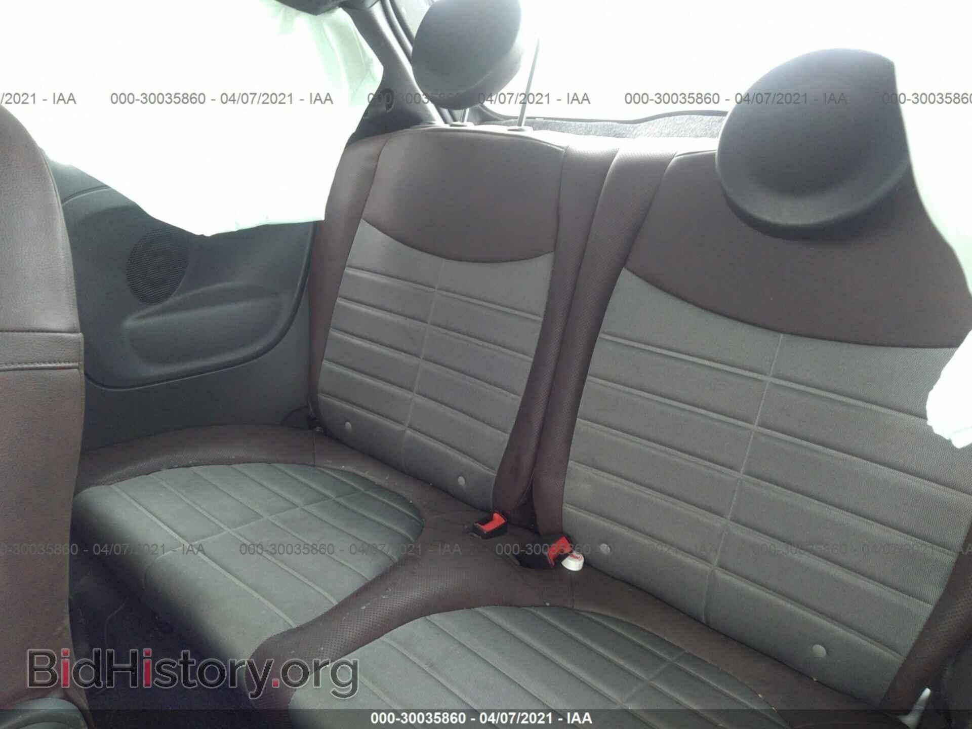 2012 FIAT 500 - VIN: 3C3CFFBR6CT127891 - Фото 8