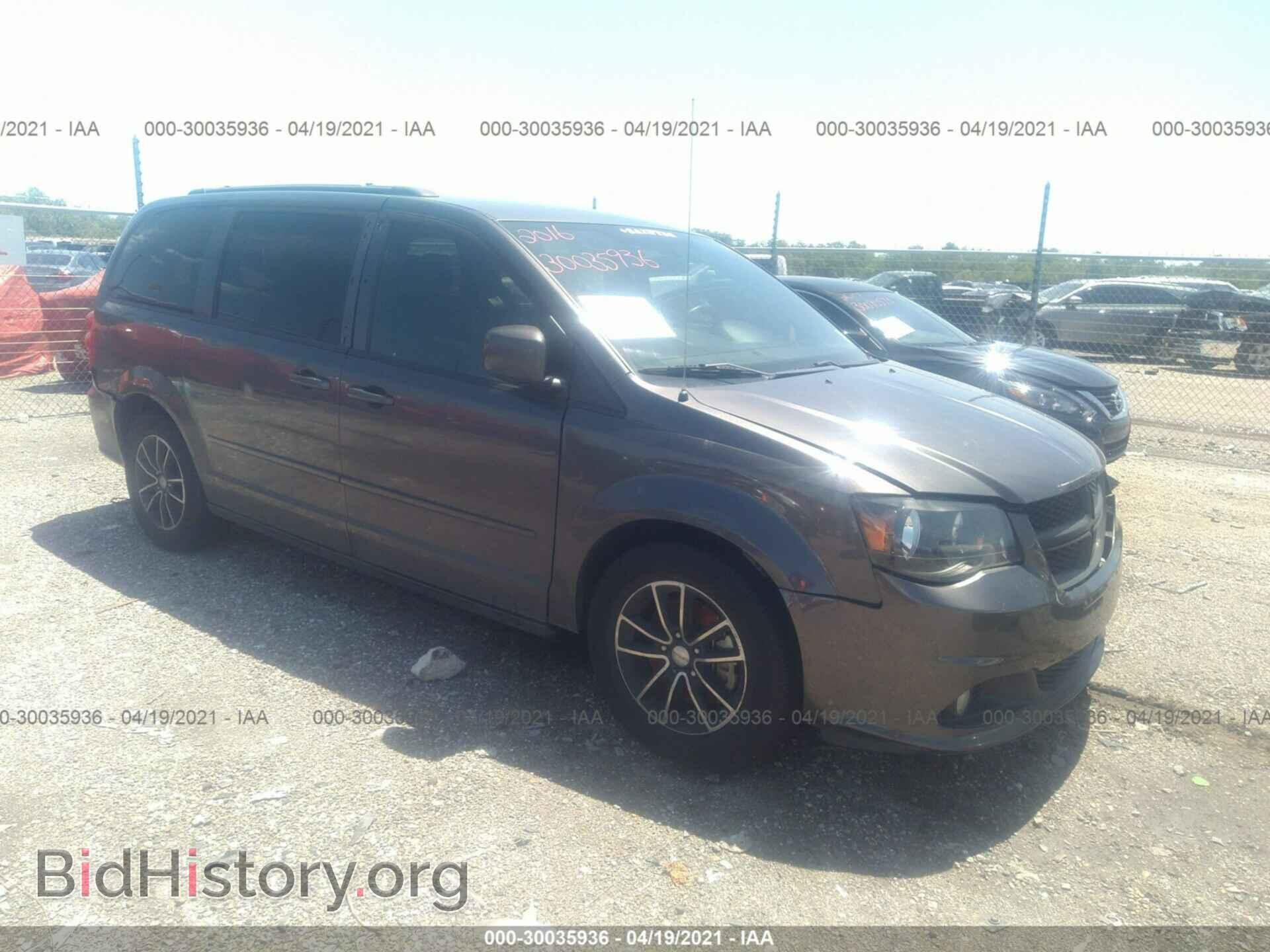 Photo 2C4RDGEG2GR319121 - DODGE GRAND CARAVAN 2016
