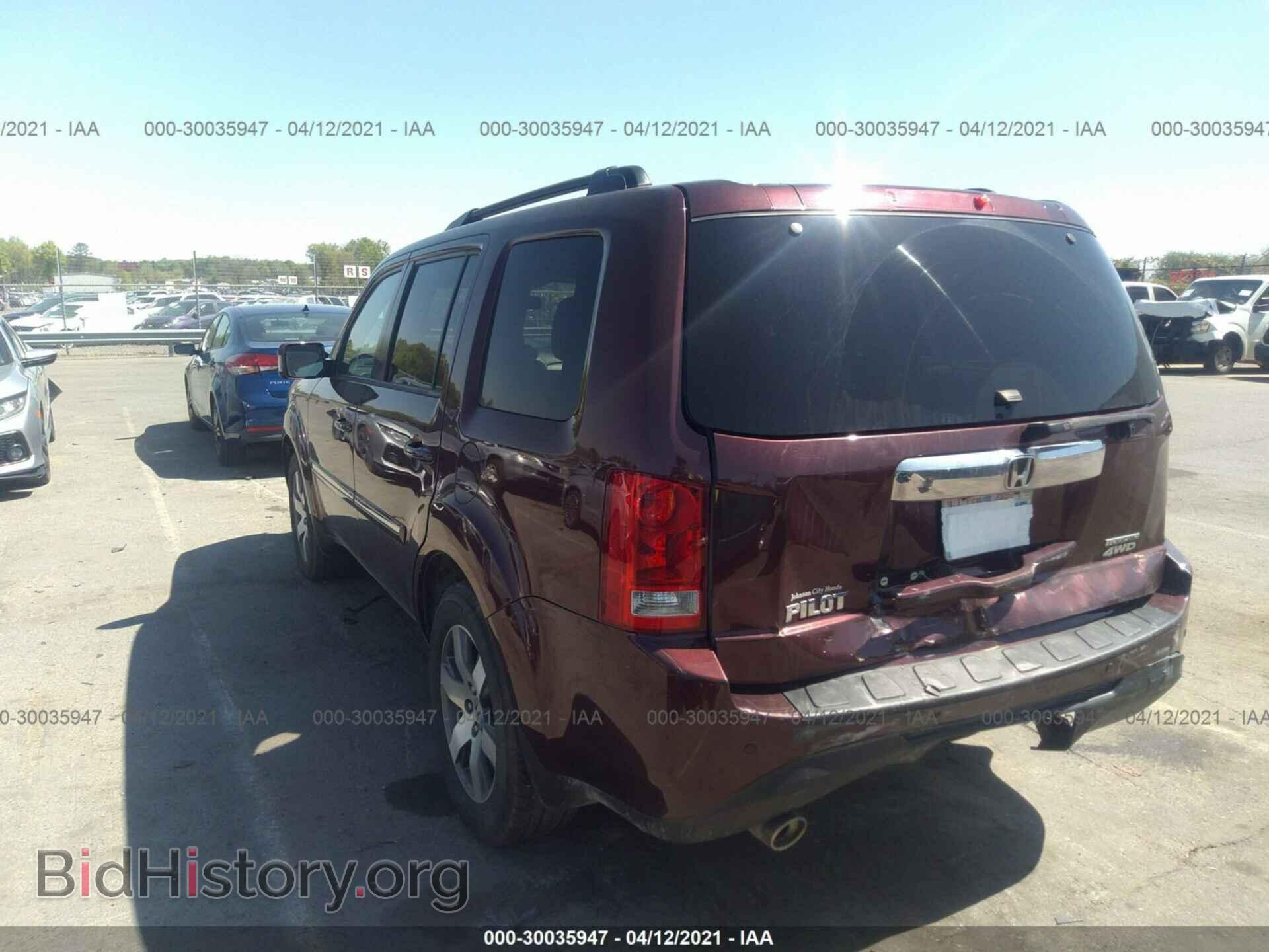 2013 HONDA PILOT - VIN: 5FNYF4H93DB065735 - Фото 3
