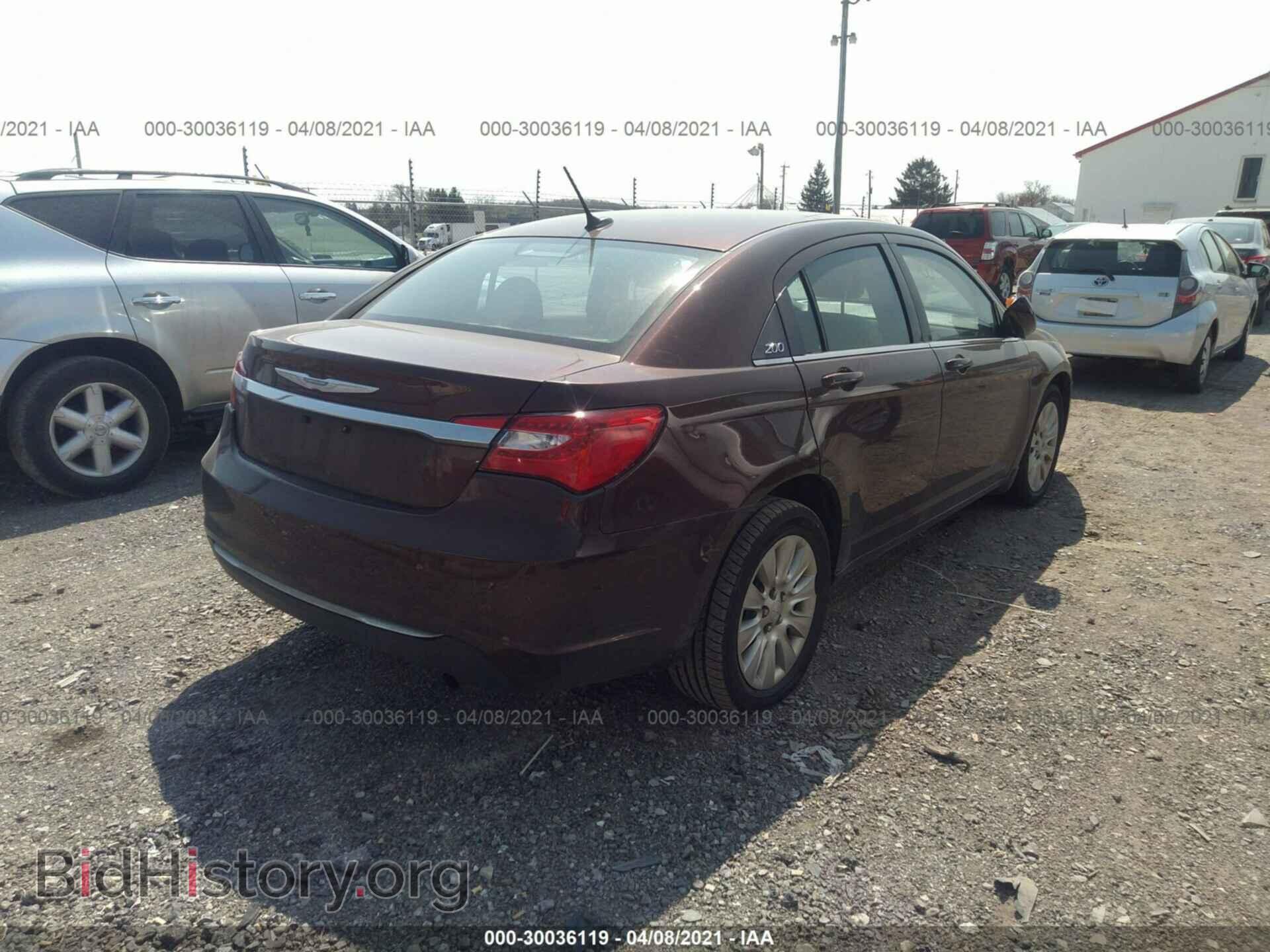 2012 CHRYSLER 200 - VIN: 1C3CCBAB4CN224075 - Фото 4