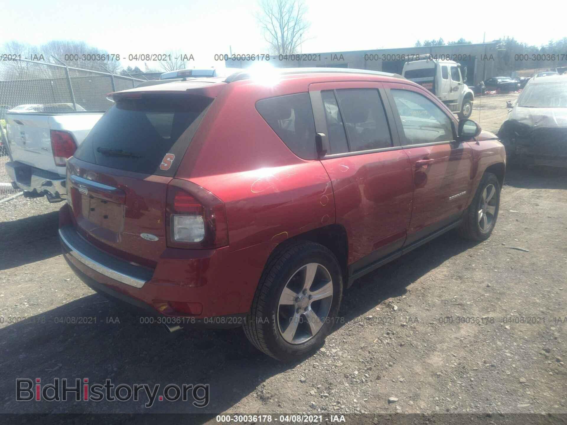 2017 JEEP COMPASS - VIN: 1C4NJDEB4HD192662 - Фото 4