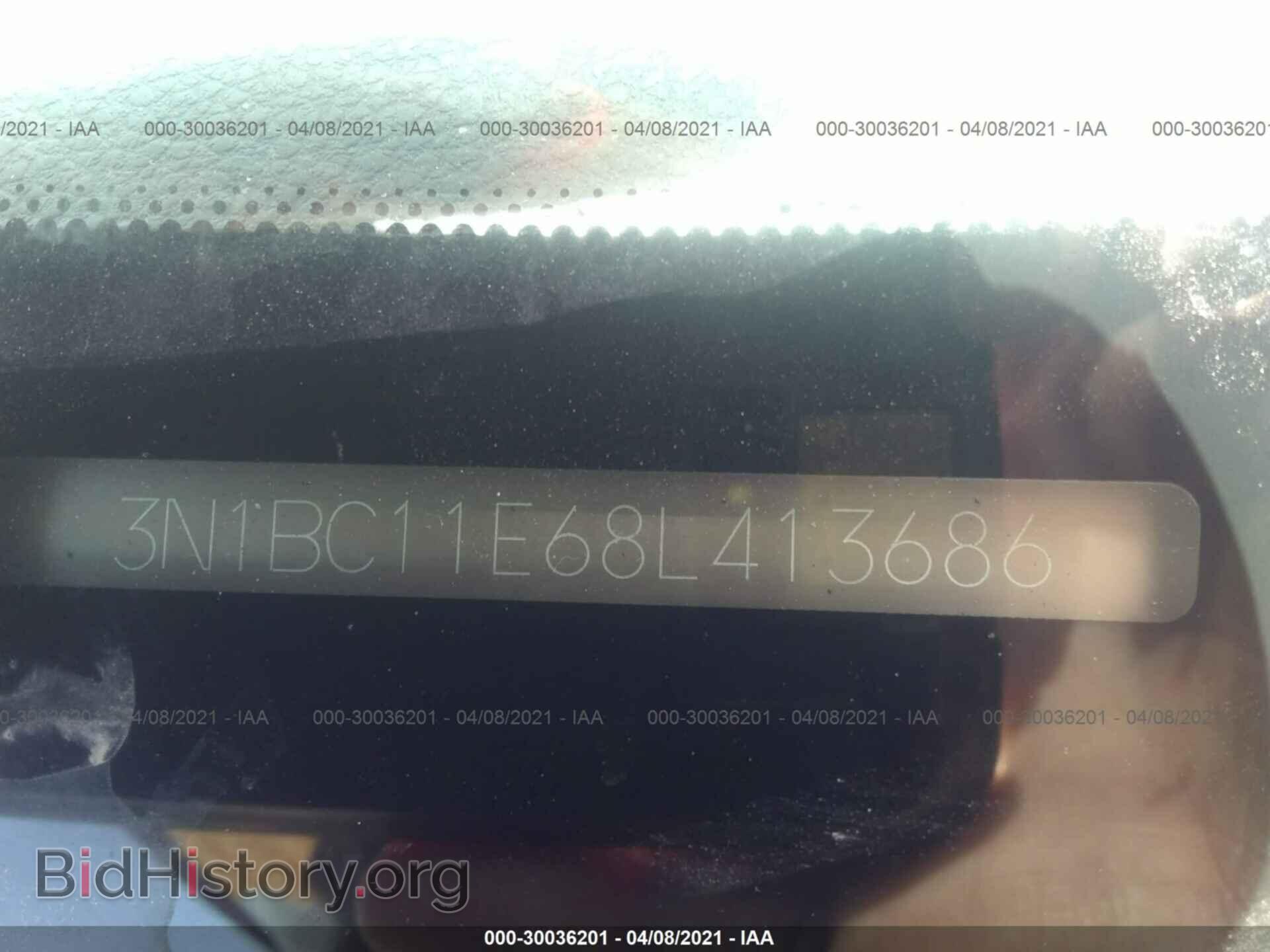 2008 NISSAN VERSA - VIN: 3N1BC11E68L413686 - Фото 9