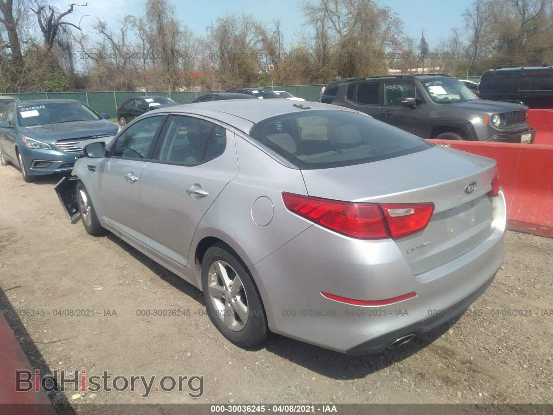 2015 KIA OPTIMA - VIN: 5XXGM4A70FG497404 - Photo 3