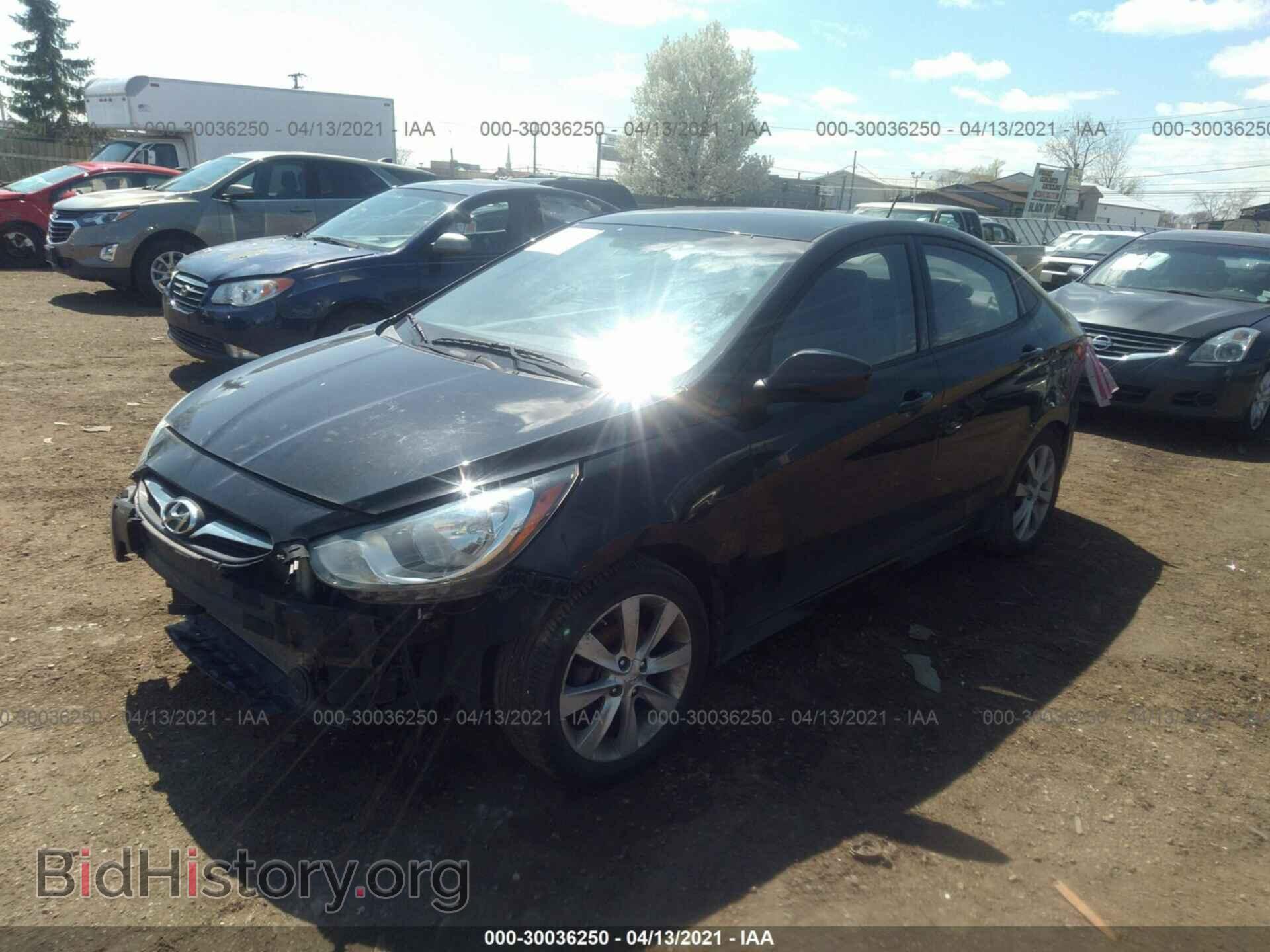 2012 HYUNDAI ACCENT - VIN: KMHCU4AE7CU187460 - Фото 2