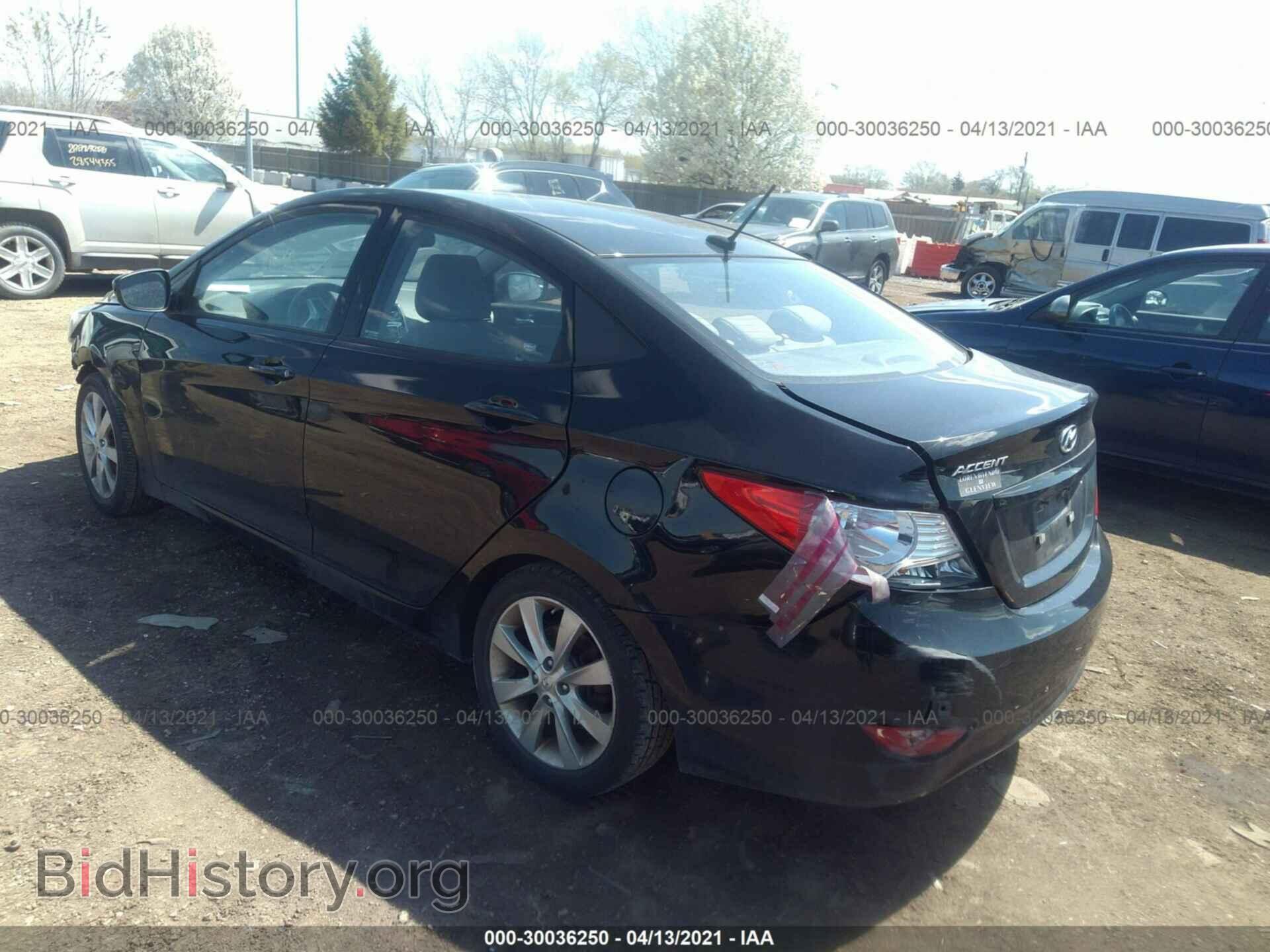 2012 HYUNDAI ACCENT - VIN: KMHCU4AE7CU187460 - Фото 3