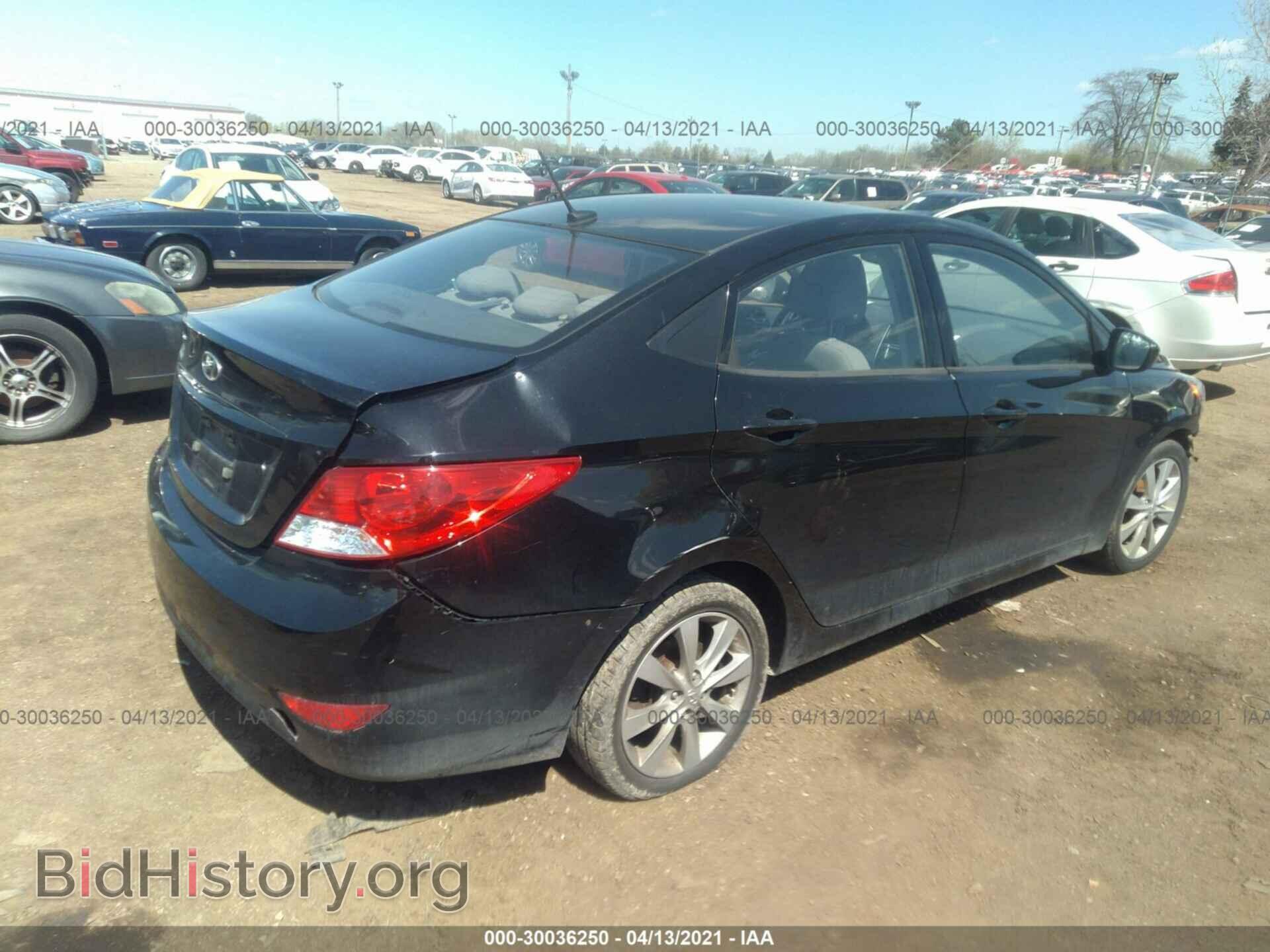 2012 HYUNDAI ACCENT - VIN: KMHCU4AE7CU187460 - Фото 4