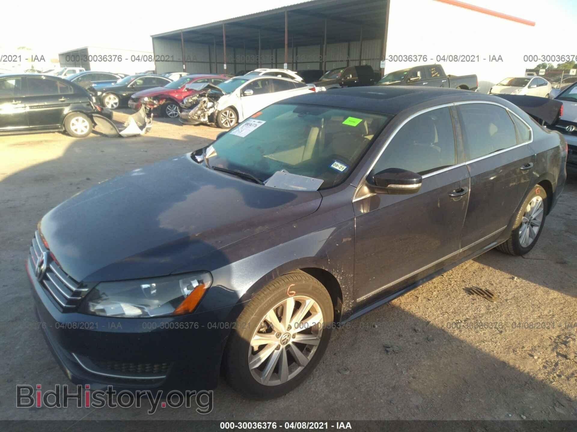 2013 VOLKSWAGEN PASSAT - VIN: 1VWCP7A38DC040080 - Фото 2