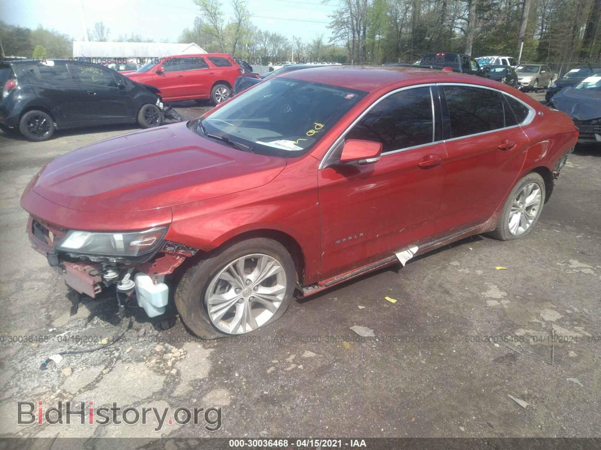 2014 CHEVROLET IMPALA - VIN: 2G1125S35E9309133 - Фото 2