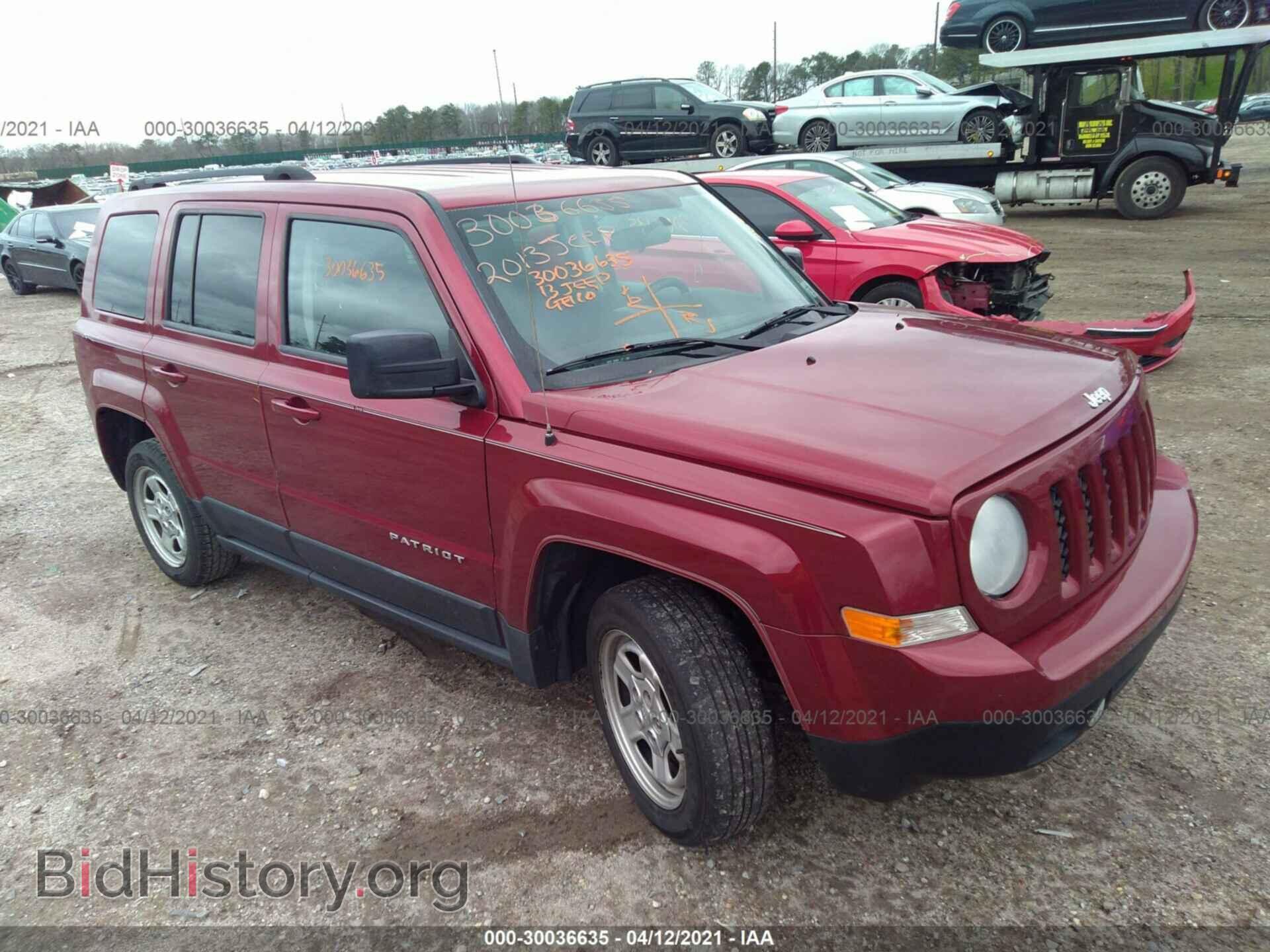Фотография 1C4NJPBA0DD194061 - JEEP PATRIOT 2013
