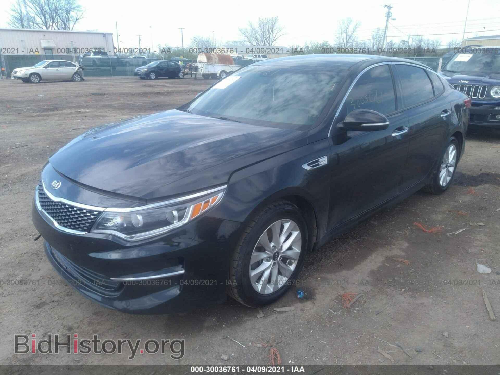 2016 KIA OPTIMA - VIN: 5XXGU4L38GG110853 - Фото 2