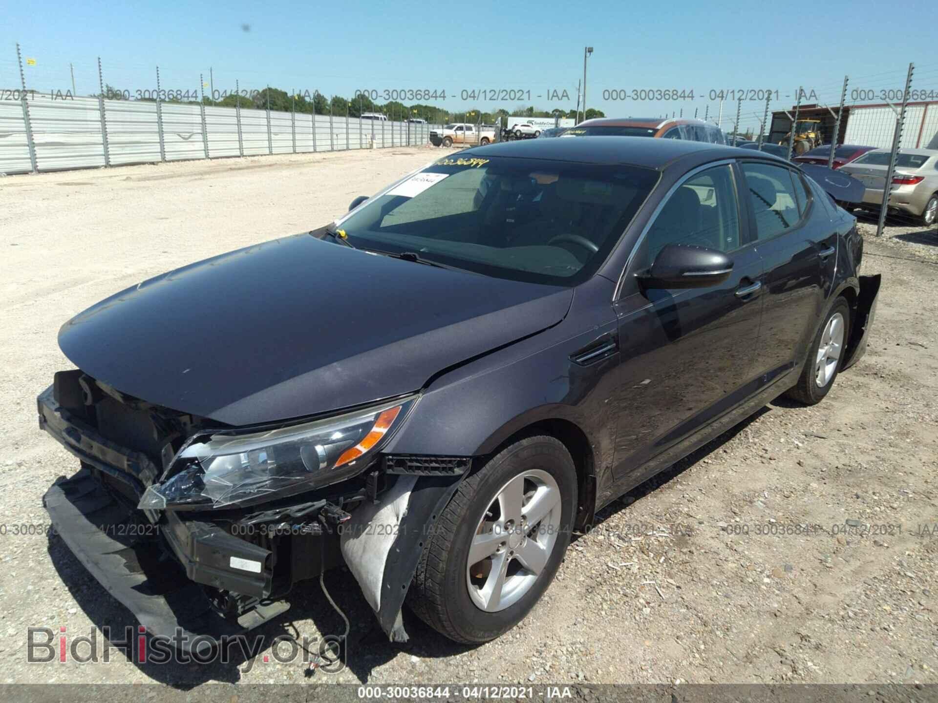 2015 KIA OPTIMA - VIN: 5XXGM4A79FG425570 - Фото 2