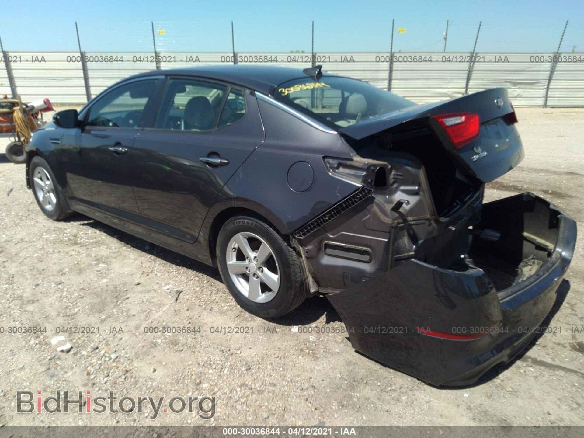 2015 KIA OPTIMA - VIN: 5XXGM4A79FG425570 - Фото 3