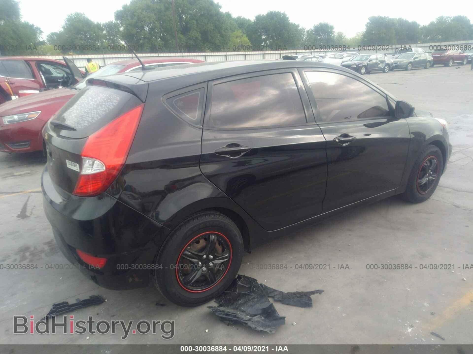 2013 HYUNDAI ACCENT - VIN: KMHCT5AE3DU128979 - Фото 4