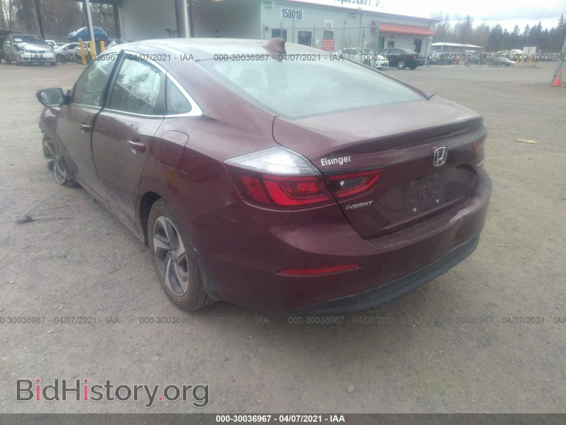 2019 HONDA INSIGHT - VIN: 19XZE4F52KE006069 - Фото 3