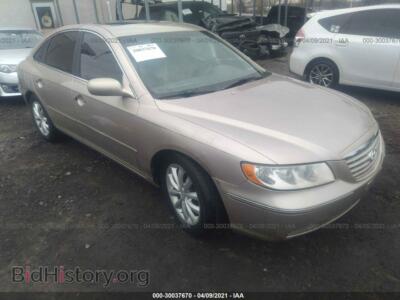 2006 Hyundai AZERA SE/Limited, beige — VIN KMHFC46F46A117373, IAAI