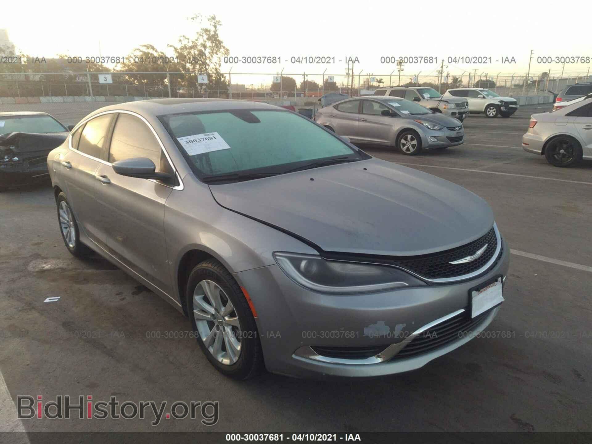 Фотография 1C3CCCAB9FN742225 - CHRYSLER 200 2015