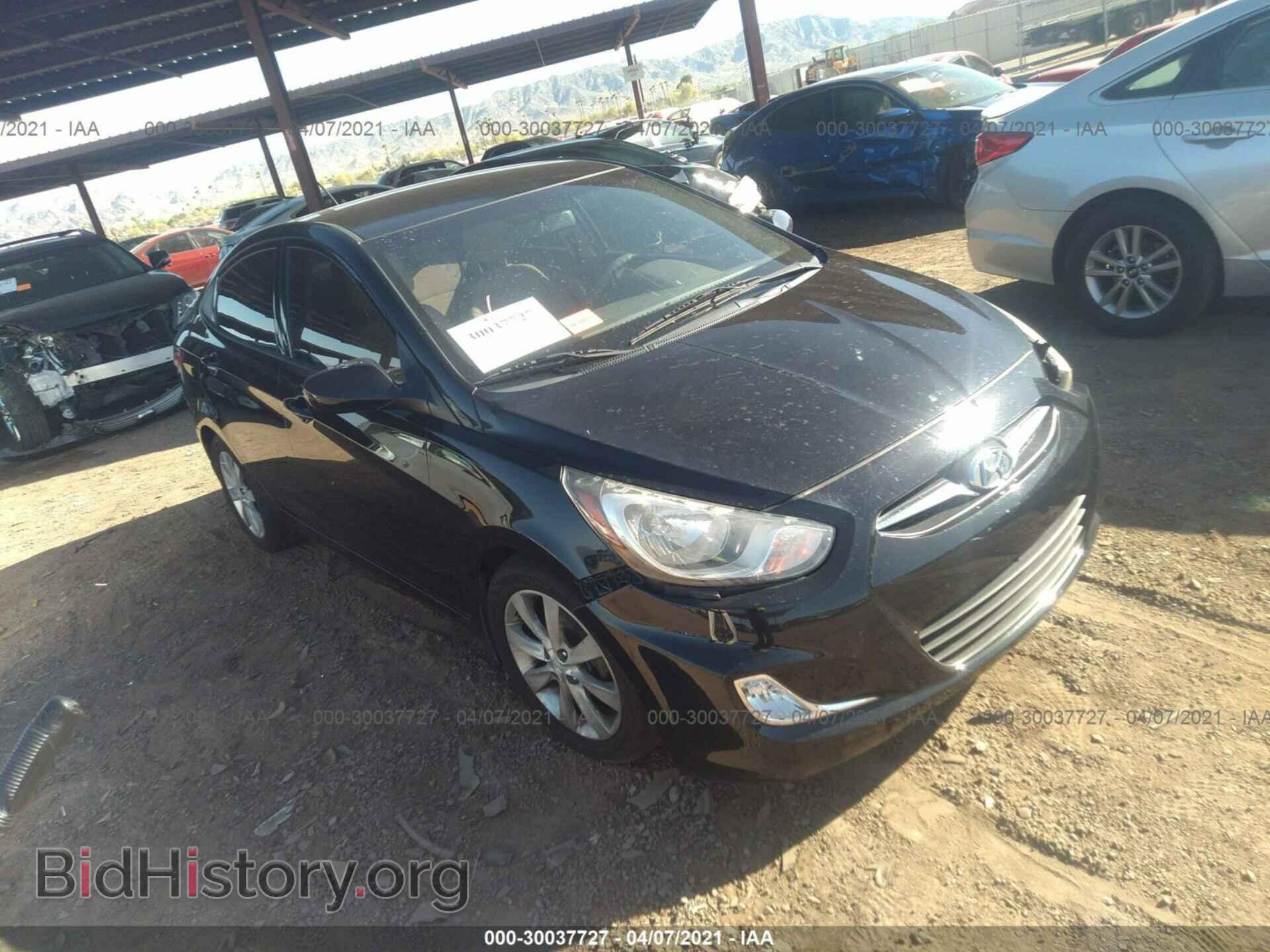 Фотография KMHCU4AE1CU267191 - HYUNDAI ACCENT 2012