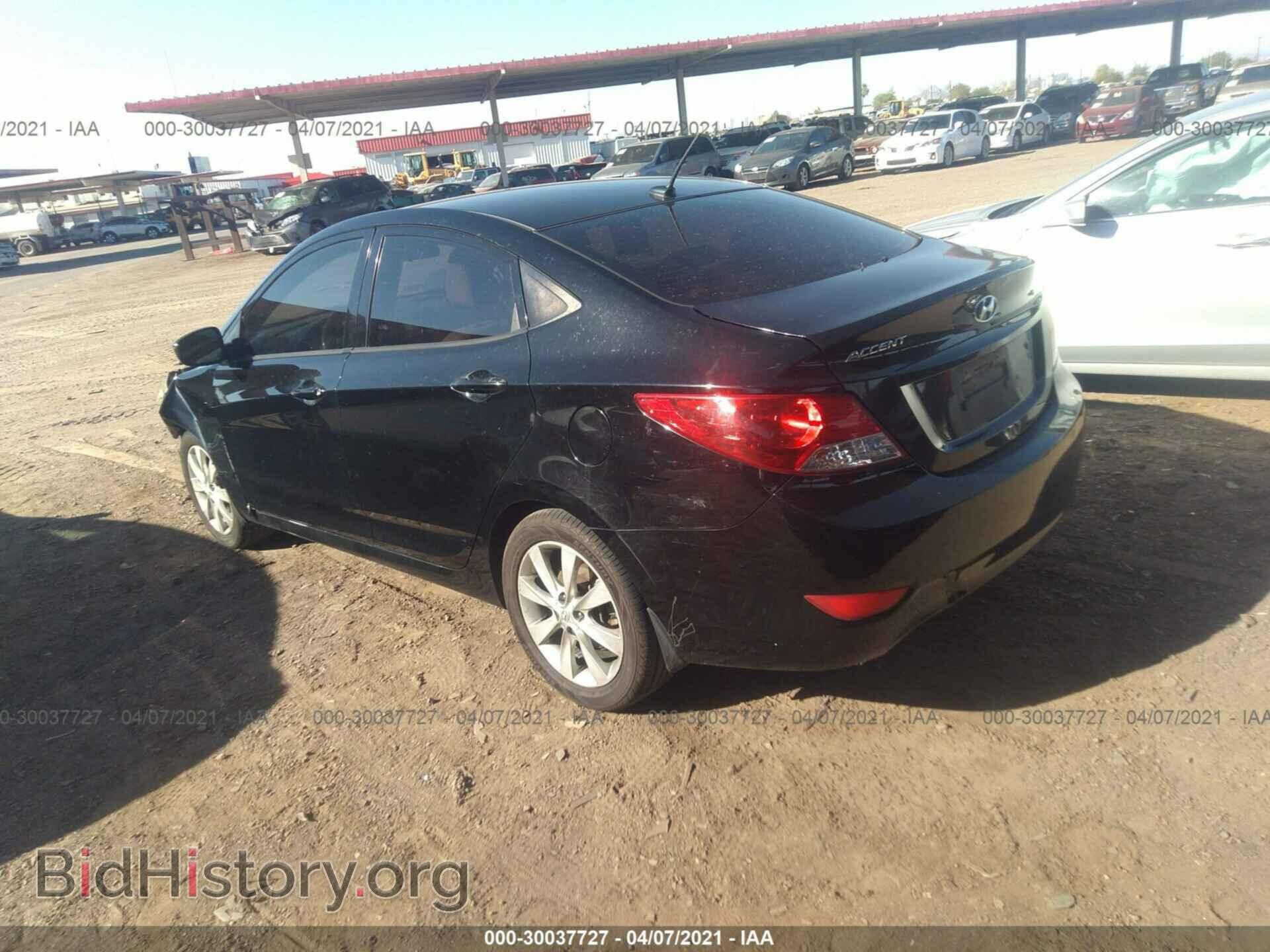 2012 HYUNDAI ACCENT - VIN: KMHCU4AE1CU267191 - Фото 3